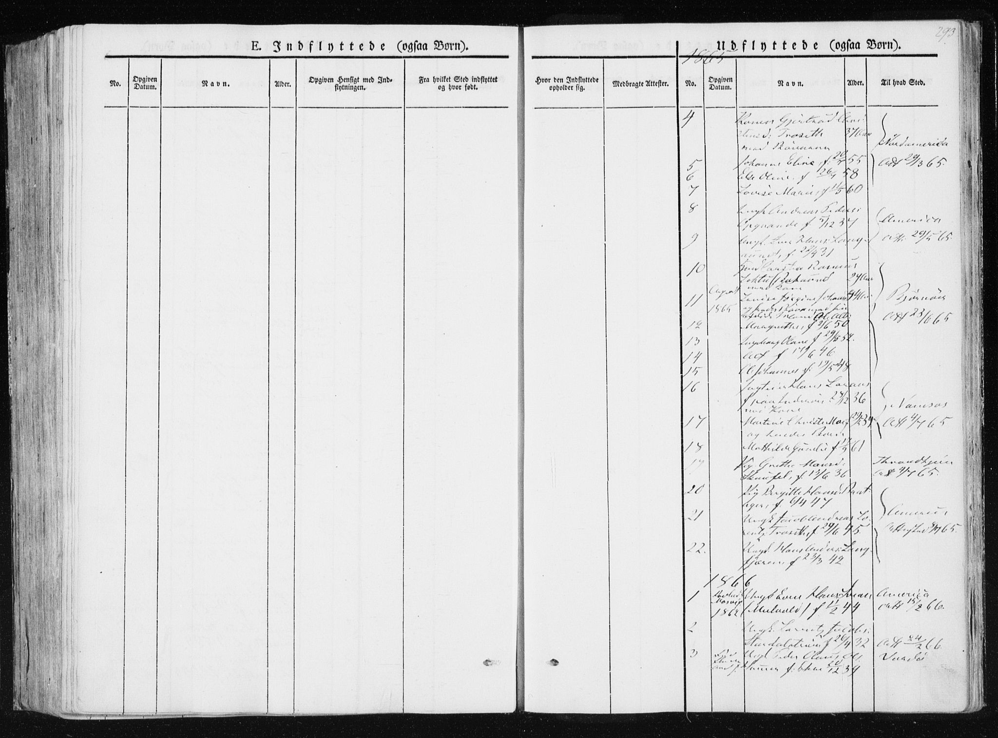 Ministerialprotokoller, klokkerbøker og fødselsregistre - Nord-Trøndelag, SAT/A-1458/733/L0323: Parish register (official) no. 733A02, 1843-1870, p. 293