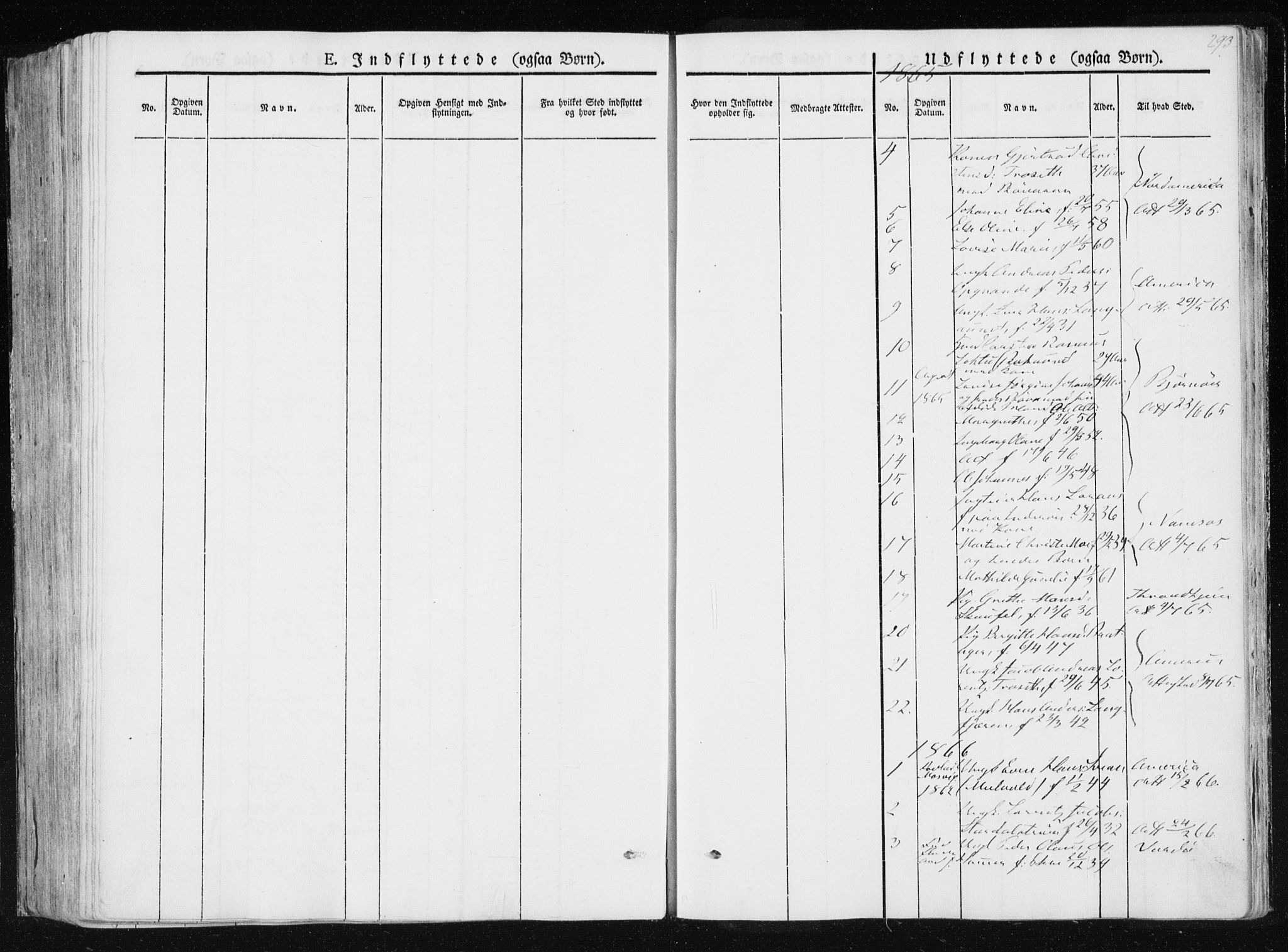 Ministerialprotokoller, klokkerbøker og fødselsregistre - Nord-Trøndelag, AV/SAT-A-1458/733/L0323: Parish register (official) no. 733A02, 1843-1870, p. 293