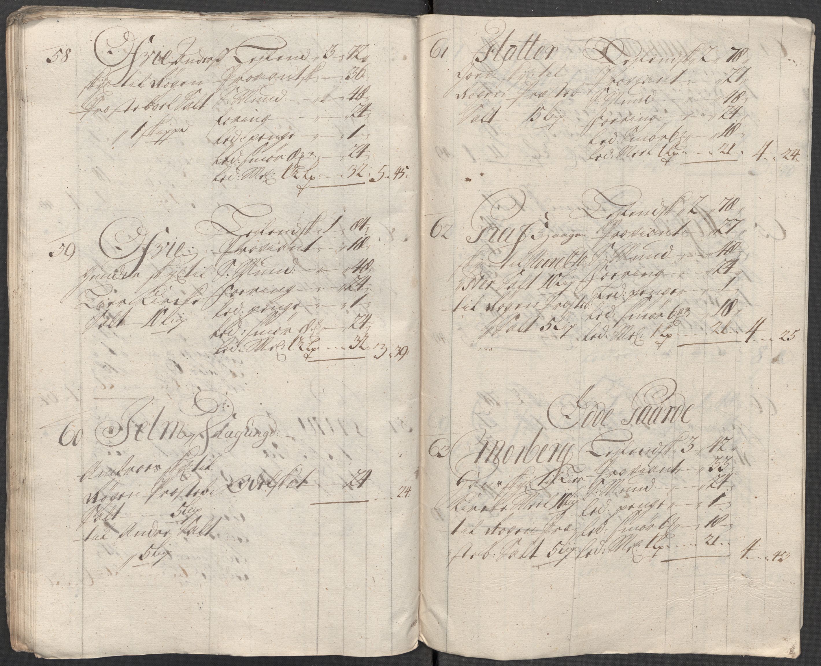 Rentekammeret inntil 1814, Reviderte regnskaper, Fogderegnskap, RA/EA-4092/R31/L1708: Fogderegnskap Hurum, Røyken, Eiker, Lier og Buskerud, 1713, p. 62