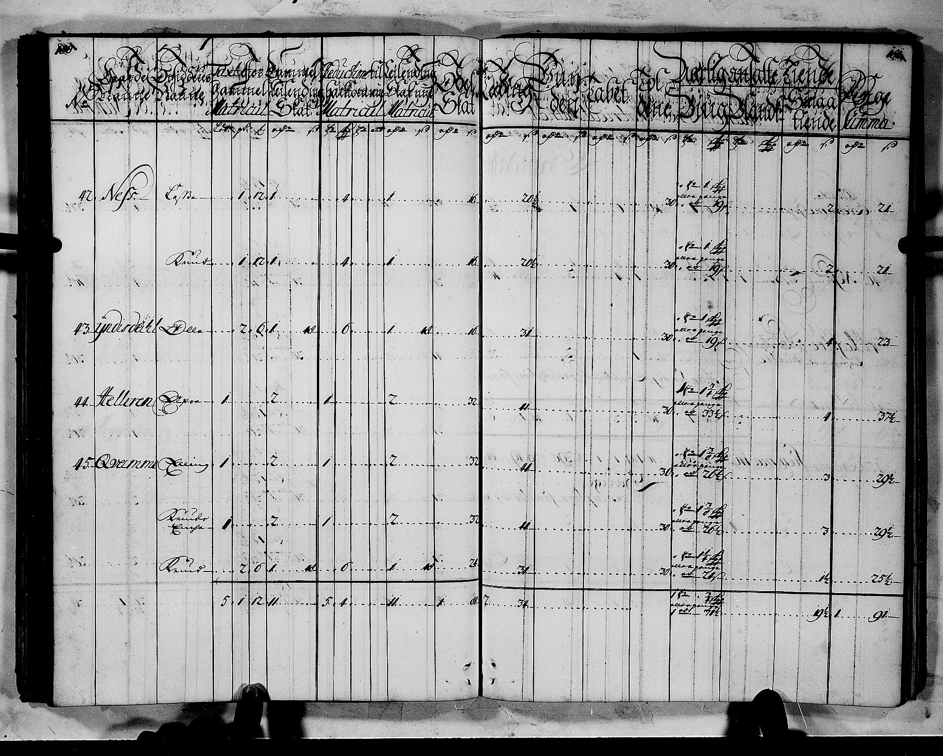 Rentekammeret inntil 1814, Realistisk ordnet avdeling, AV/RA-EA-4070/N/Nb/Nbf/L0144: Indre Sogn matrikkelprotokoll, 1723, p. 92