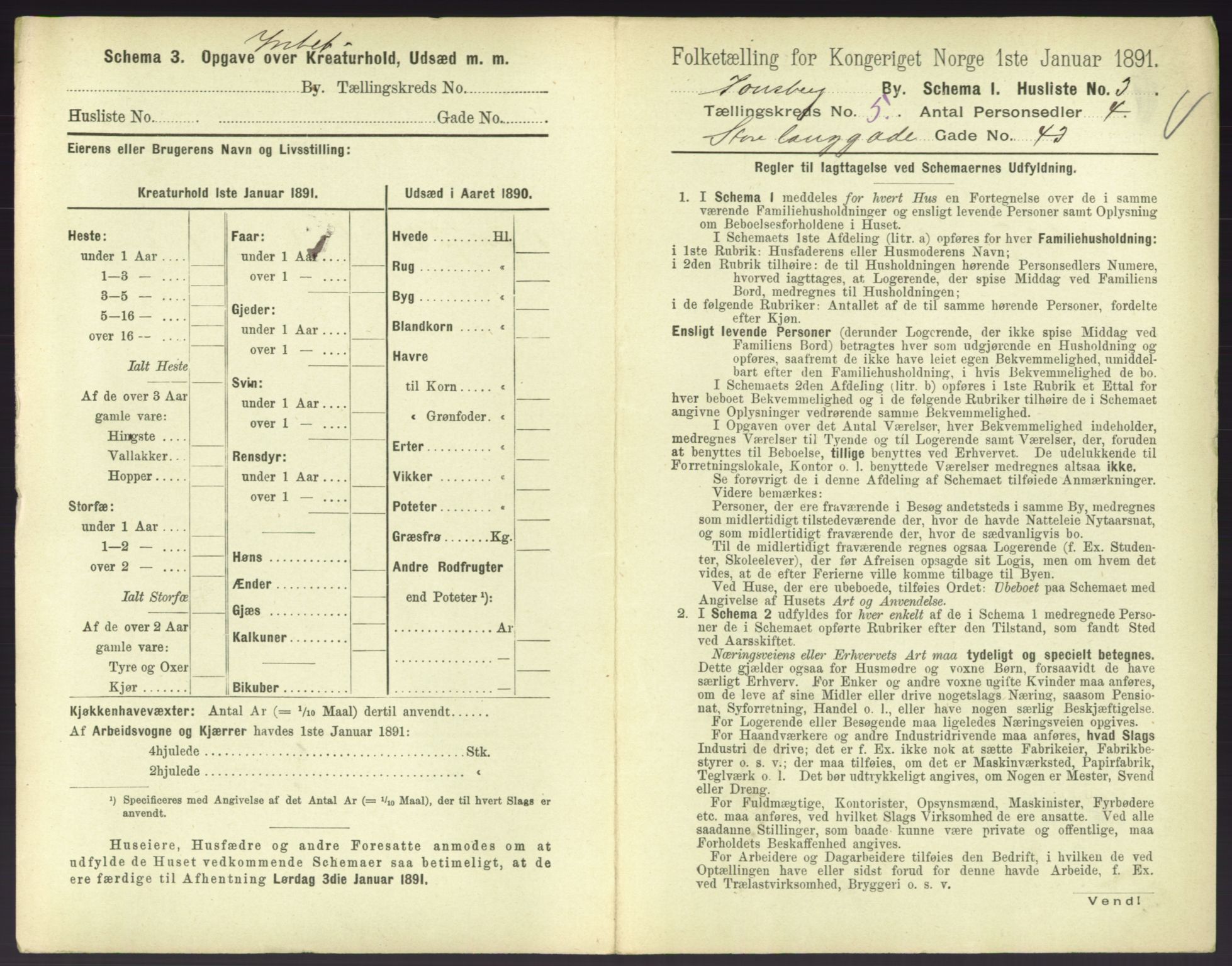 RA, 1891 census for 0705 Tønsberg, 1891, p. 220