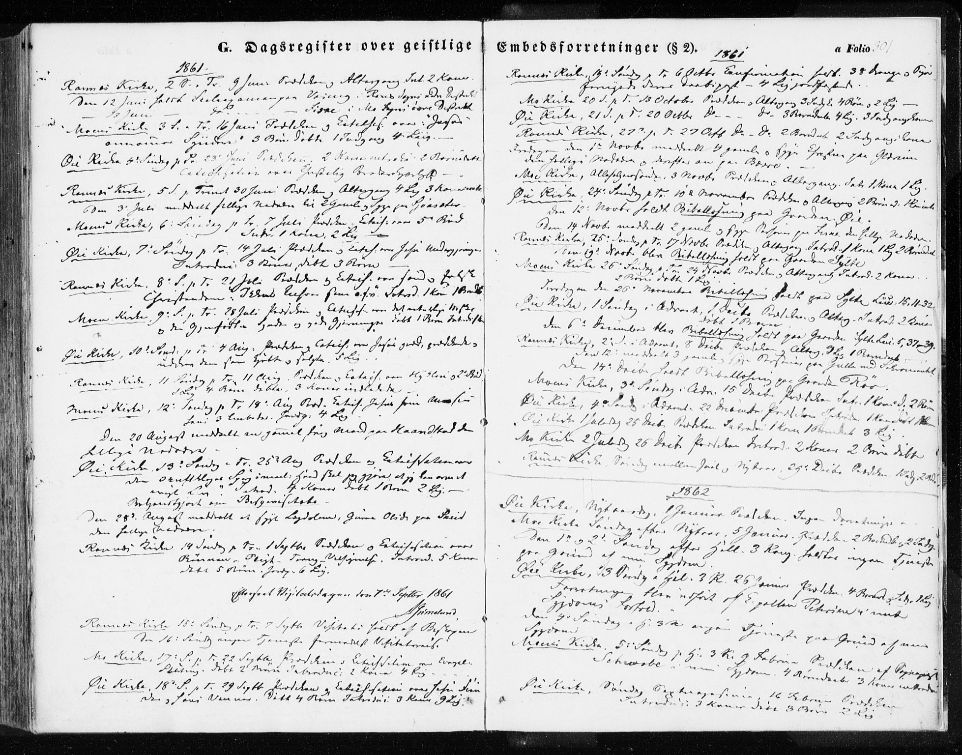 Ministerialprotokoller, klokkerbøker og fødselsregistre - Møre og Romsdal, SAT/A-1454/595/L1044: Parish register (official) no. 595A06, 1852-1863, p. 301