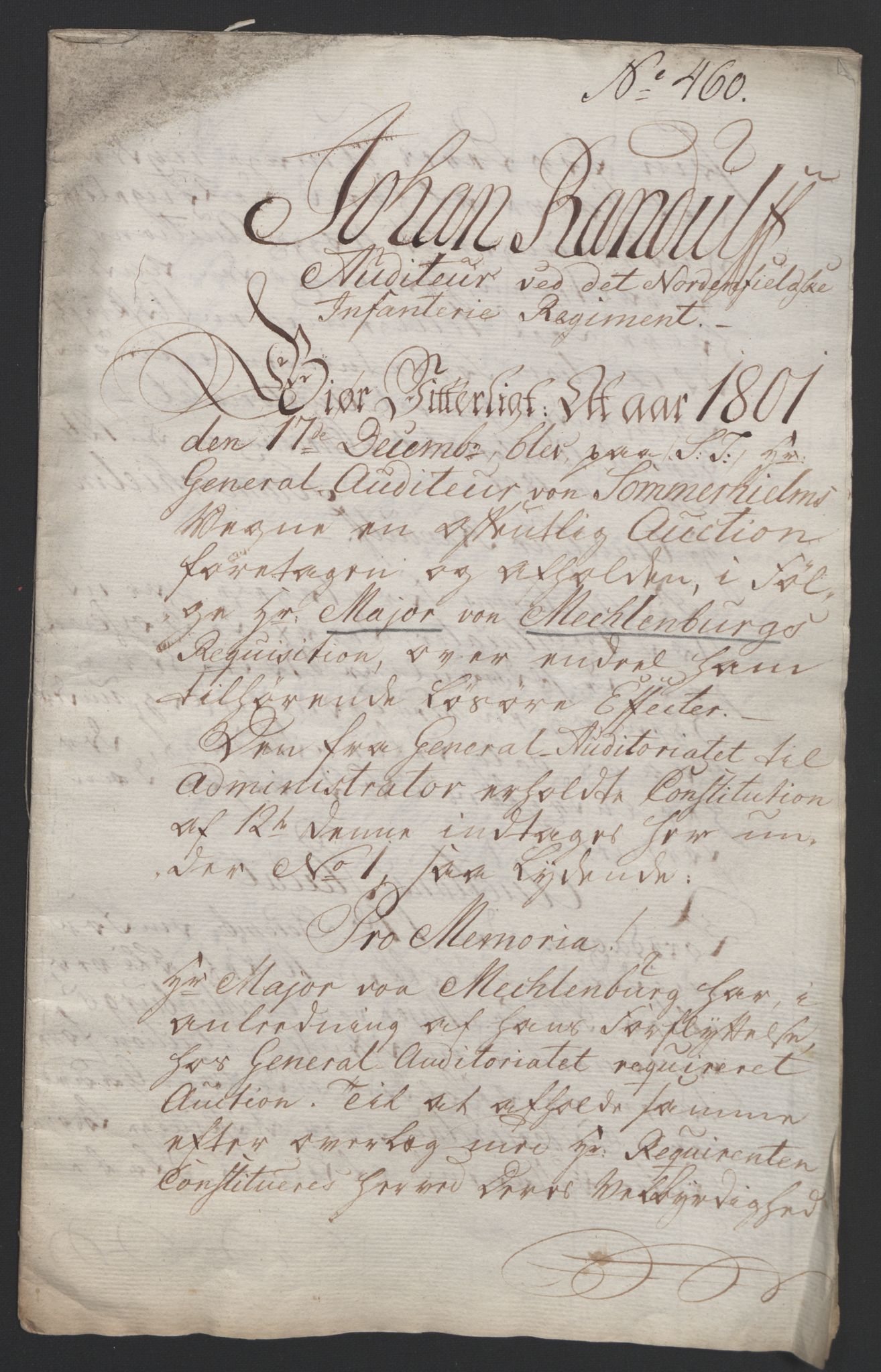 Forsvaret, Generalauditøren, RA/RAFA-1772/F/Fj/Fja/L0022: --, 1733-1821, p. 312