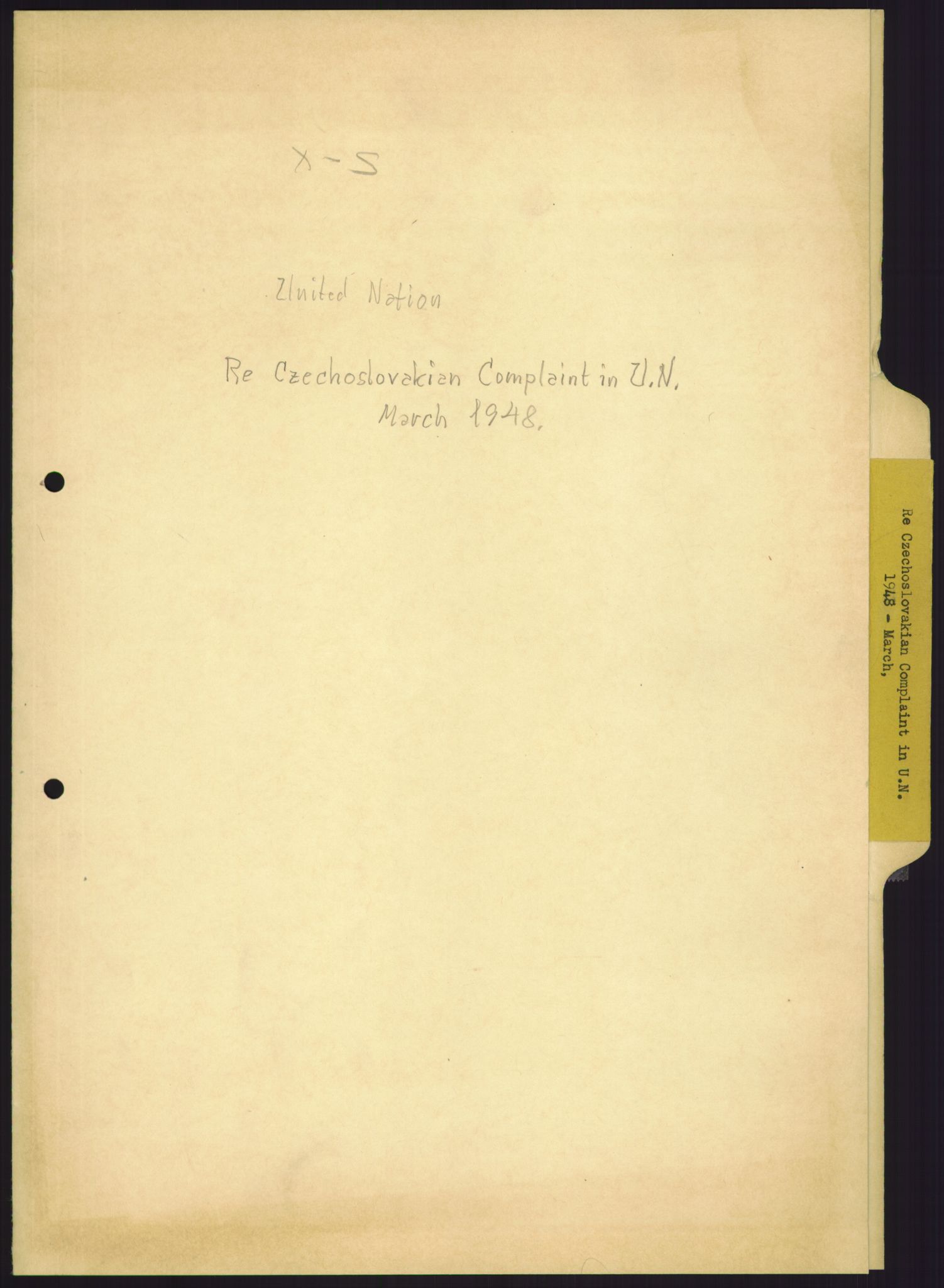 Lie, Trygve, AV/RA-PA-1407/D/L0013: Generalsekretærens papirer., 1946-1950, p. 1231