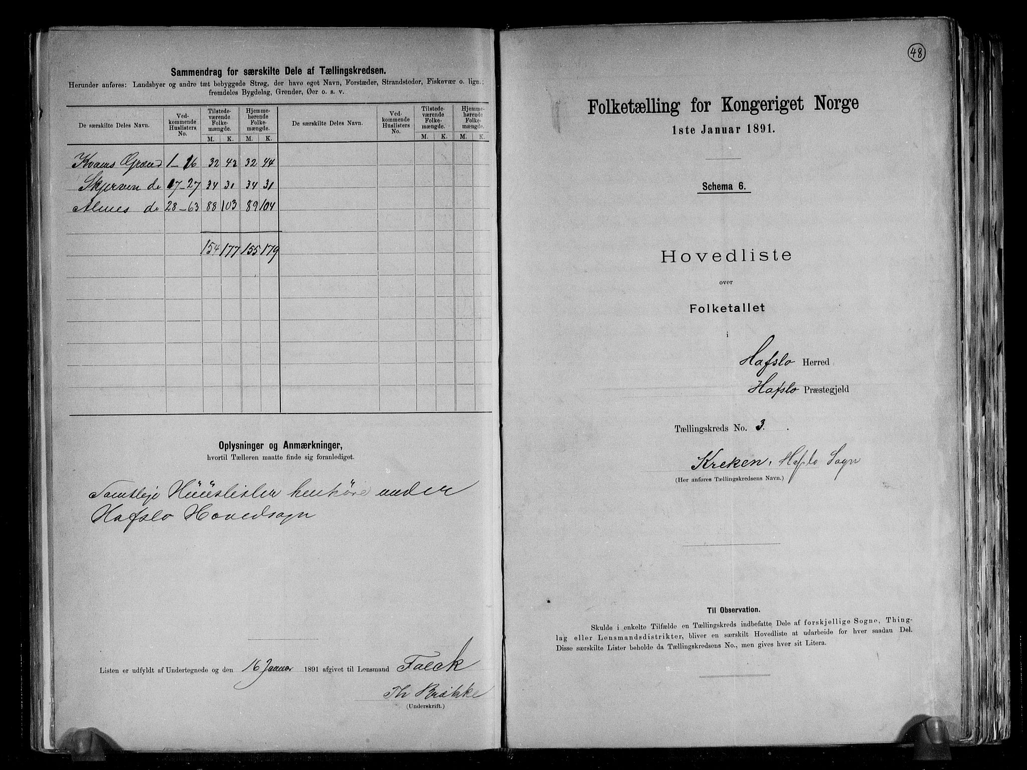 RA, 1891 census for 1425 Hafslo, 1891, p. 10