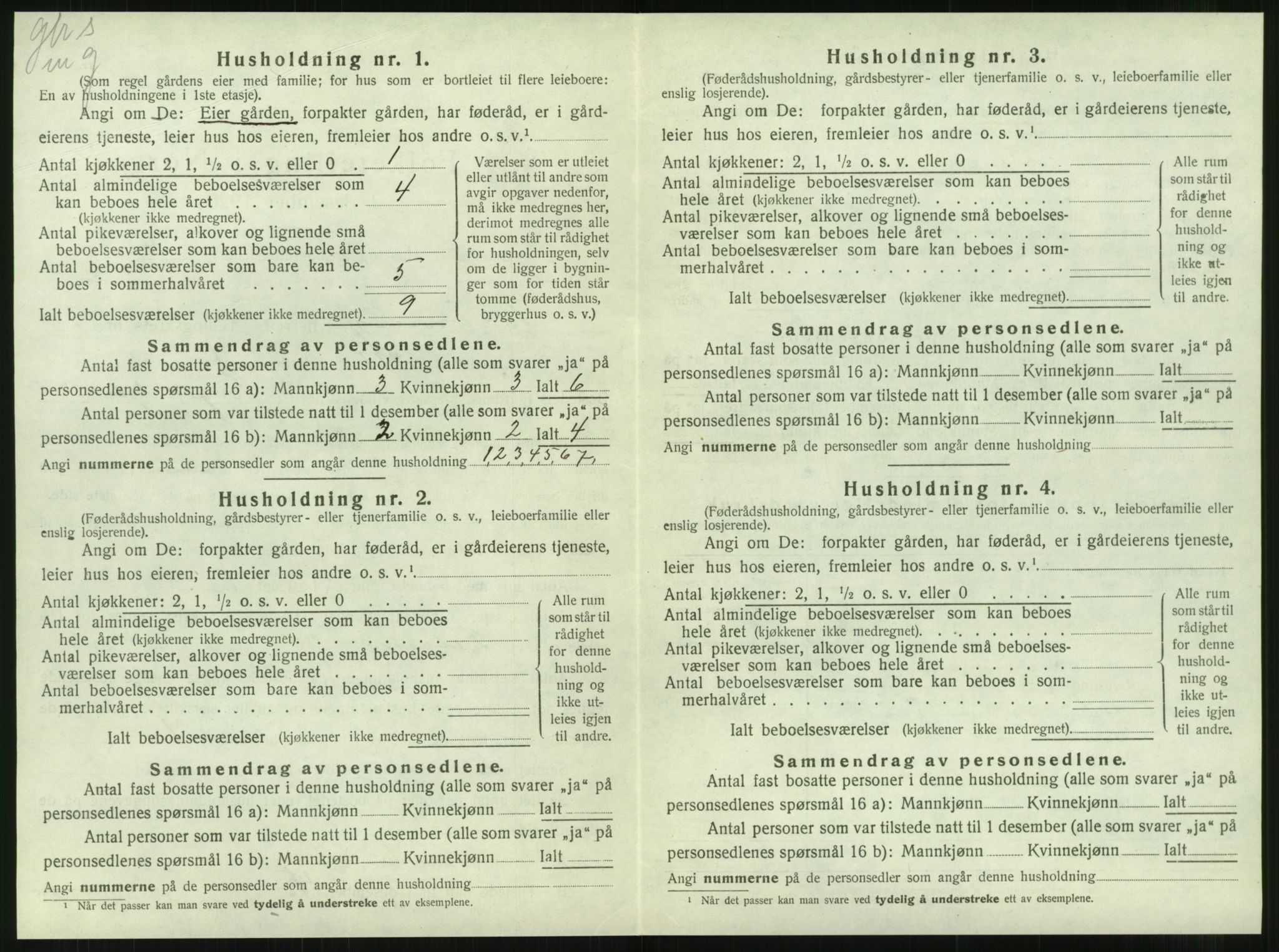 SAT, 1920 census for Brønnøy, 1920, p. 965