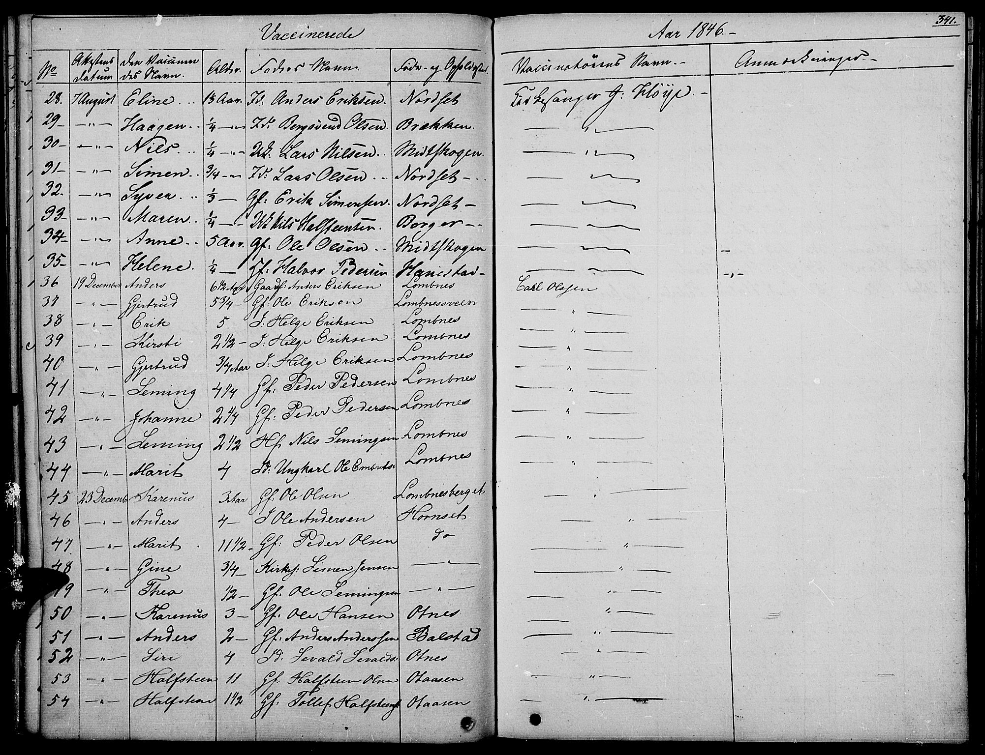 Rendalen prestekontor, AV/SAH-PREST-054/H/Ha/Haa/L0004: Parish register (official) no. 4, 1829-1852, p. 341