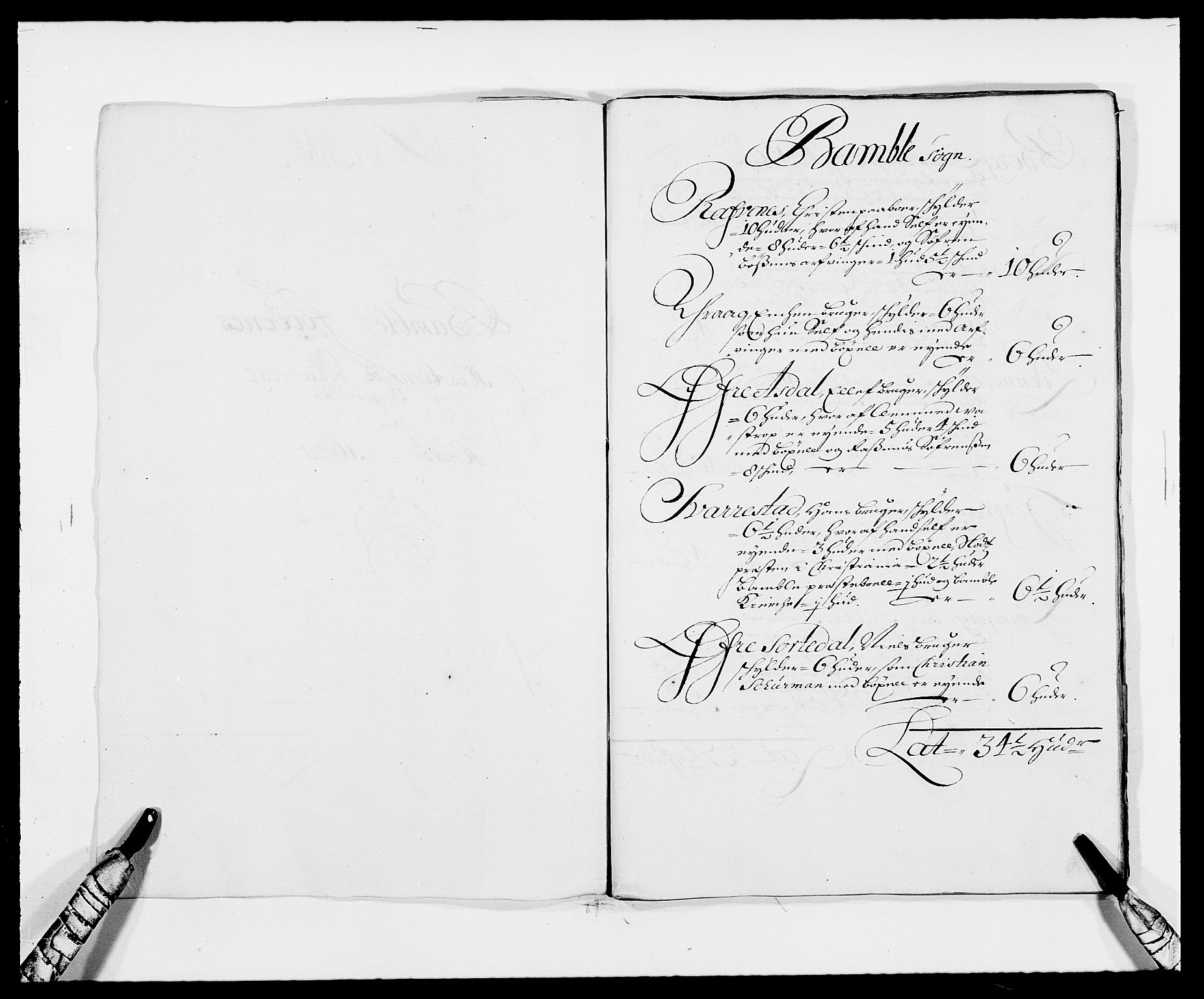 Rentekammeret inntil 1814, Reviderte regnskaper, Fogderegnskap, RA/EA-4092/R34/L2048: Fogderegnskap Bamble, 1685-1687, p. 145