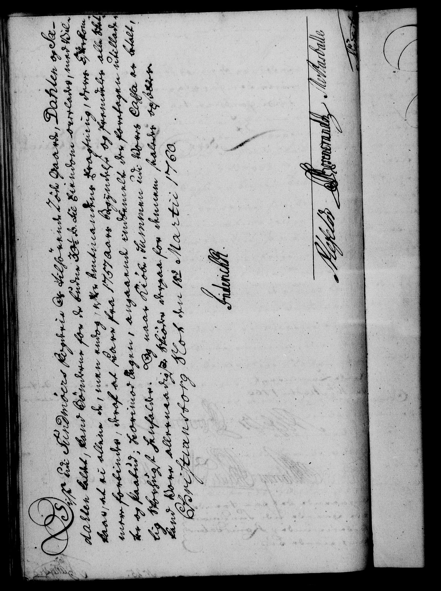 Rentekammeret, Kammerkanselliet, RA/EA-3111/G/Gf/Gfa/L0042: Norsk relasjons- og resolusjonsprotokoll (merket RK 52.42), 1760, p. 136