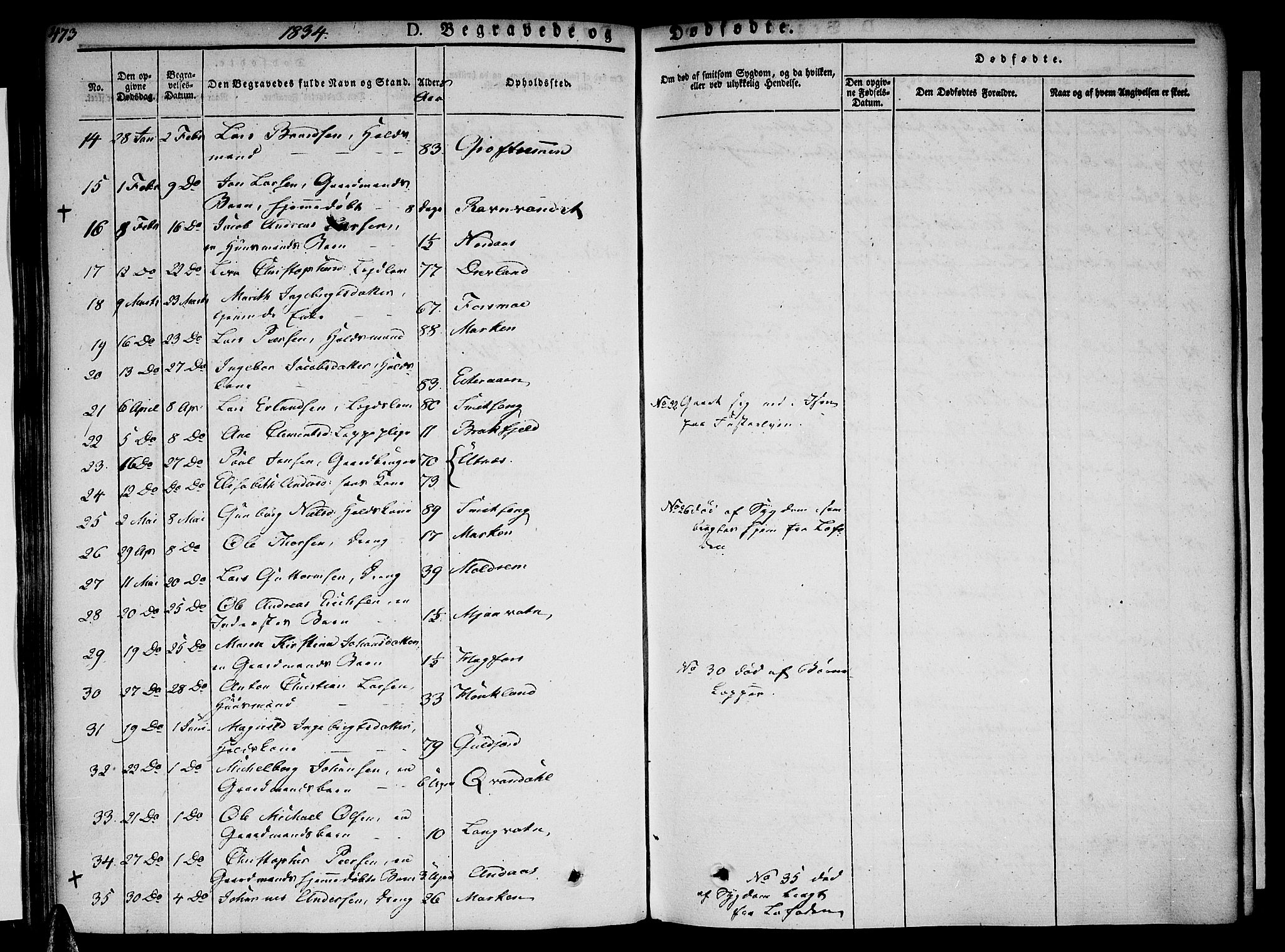 Ministerialprotokoller, klokkerbøker og fødselsregistre - Nordland, AV/SAT-A-1459/820/L0290: Parish register (official) no. 820A11, 1826-1845, p. 473