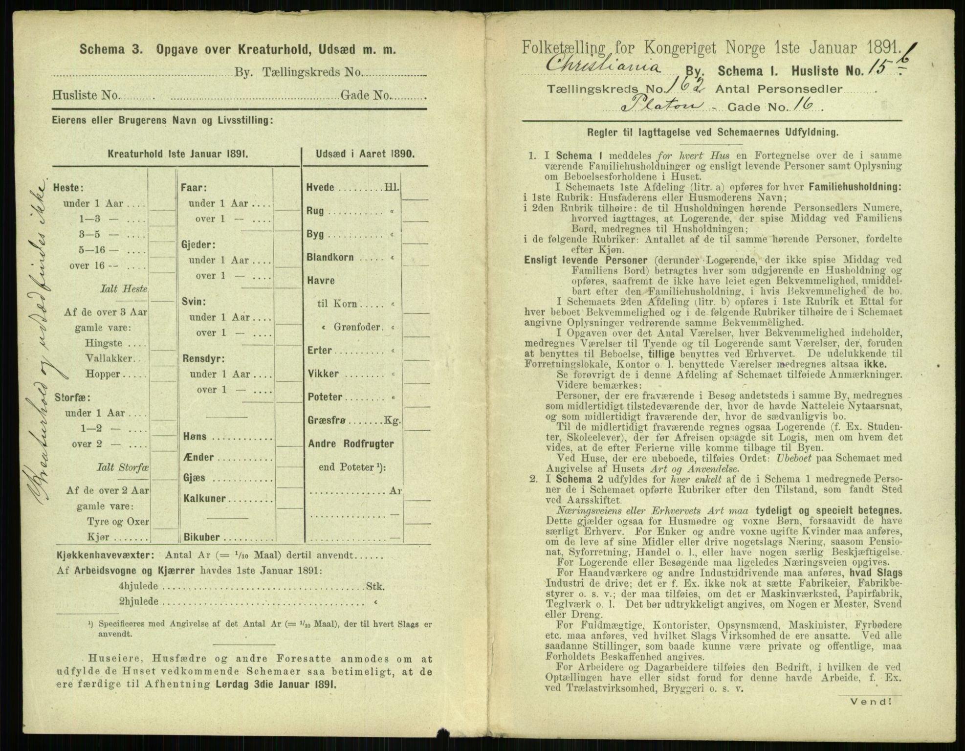 RA, 1891 census for 0301 Kristiania, 1891, p. 92573