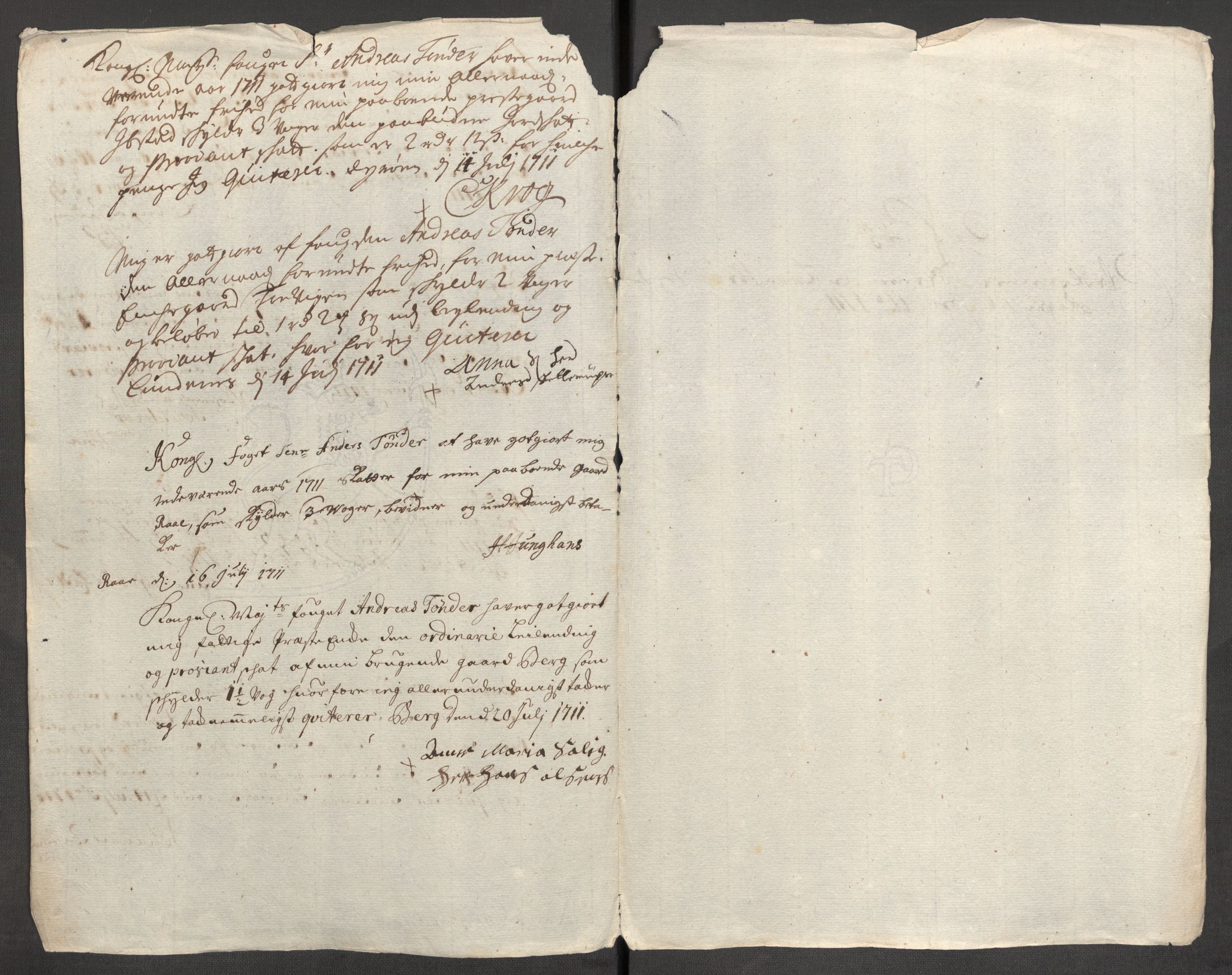 Rentekammeret inntil 1814, Reviderte regnskaper, Fogderegnskap, AV/RA-EA-4092/R68/L4758: Fogderegnskap Senja og Troms, 1711-1712, p. 276