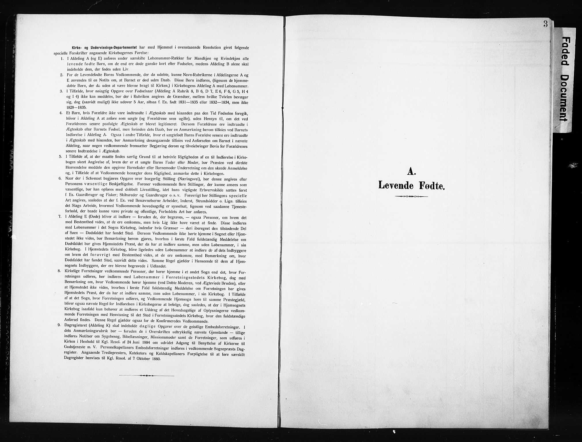 Nordre Land prestekontor, AV/SAH-PREST-124/H/Ha/Hab/L0006: Parish register (copy) no. 6, 1905-1929, p. 3