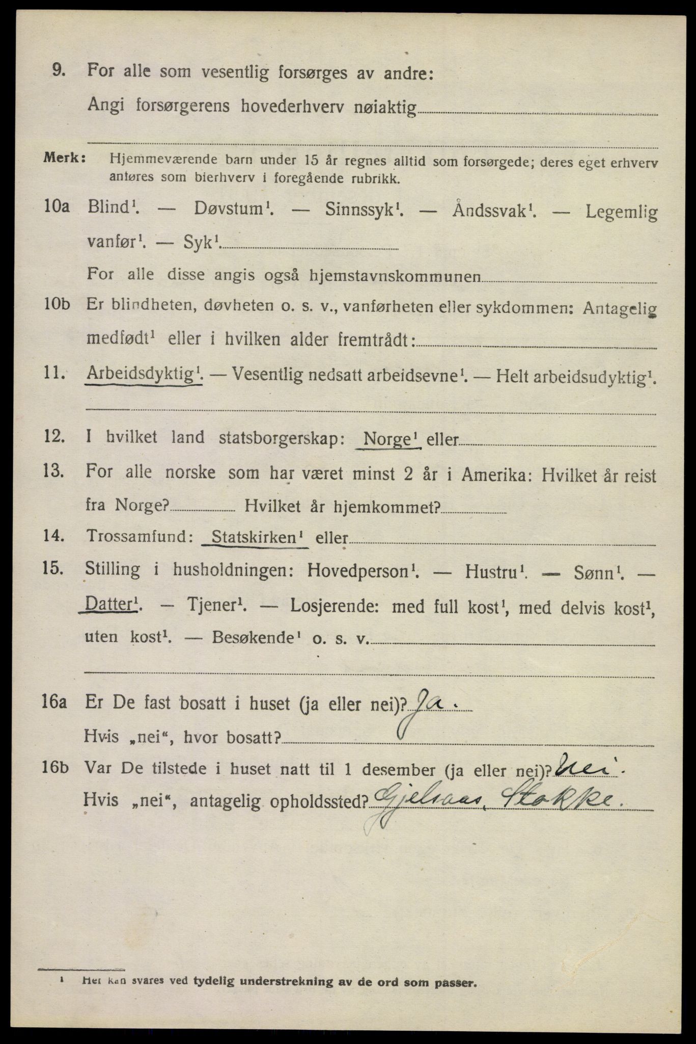 SAKO, 1920 census for Andebu, 1920, p. 4477