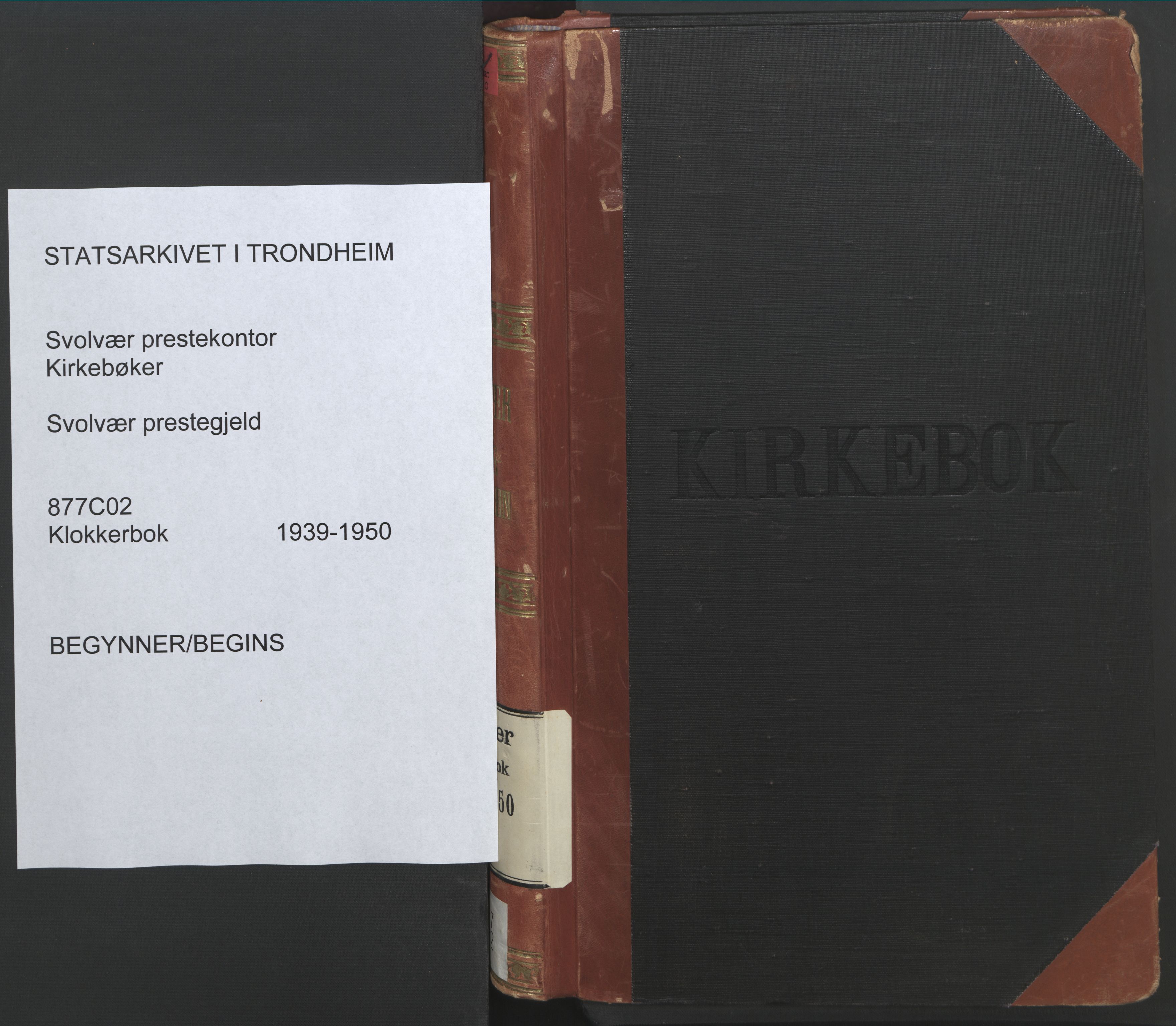 Ministerialprotokoller, klokkerbøker og fødselsregistre - Nordland, SAT/A-1459/877/L1118: Parish register (copy) no. 877C02, 1939-1950