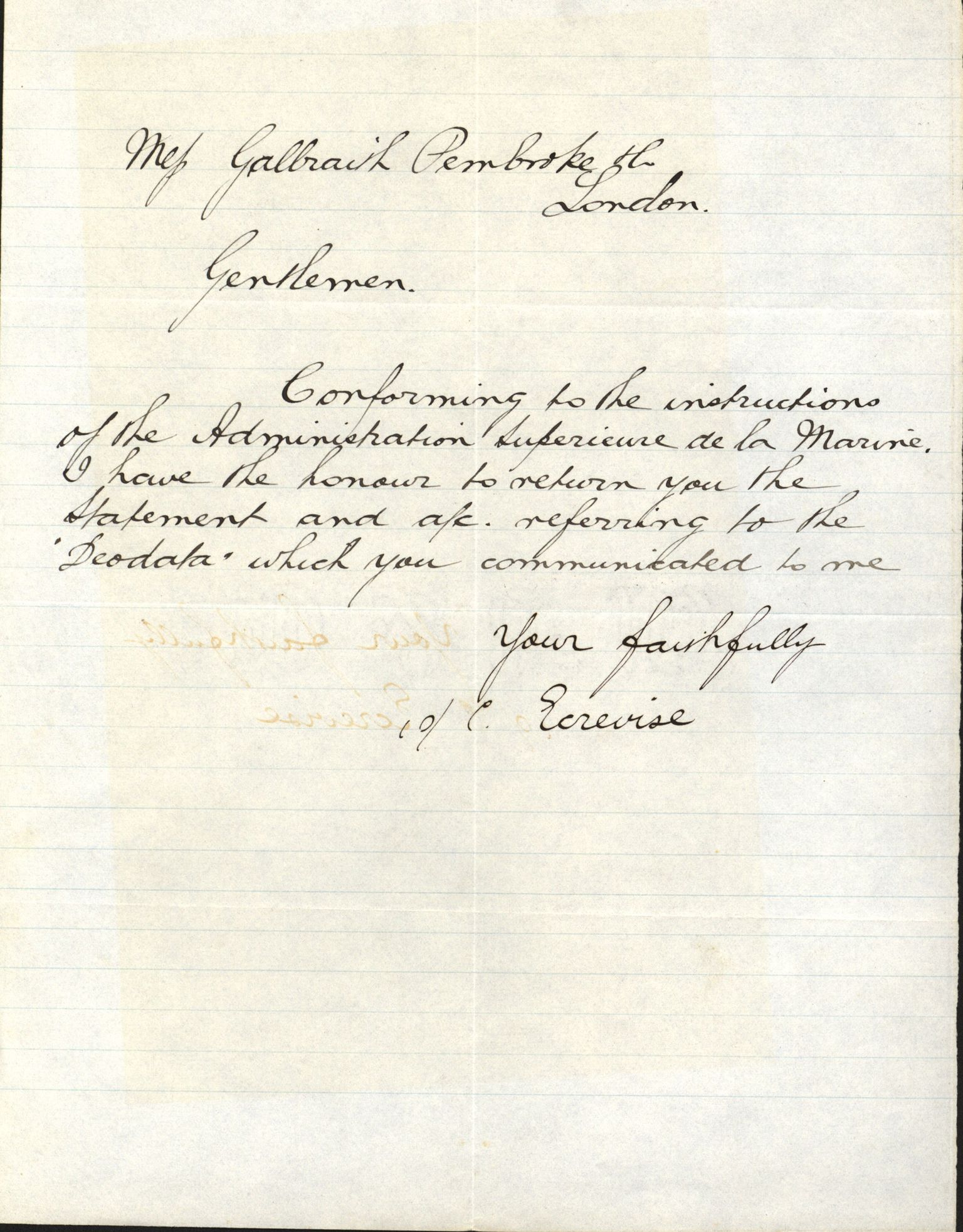 Pa 63 - Østlandske skibsassuranceforening, VEMU/A-1079/G/Ga/L0023/0010: Havaridokumenter / Johannes Rød, Deodata, Eidsvold, Bothnia, Brillant, 1889, p. 27