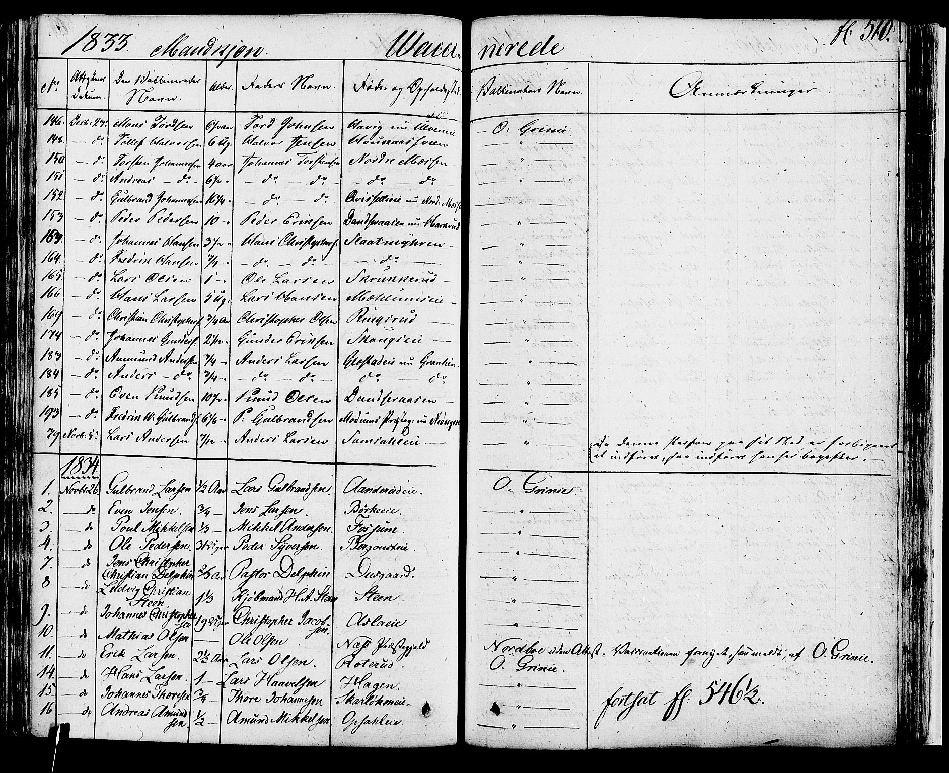 Ringsaker prestekontor, SAH/PREST-014/K/Ka/L0007: Parish register (official) no. 7B, 1826-1837, p. 510