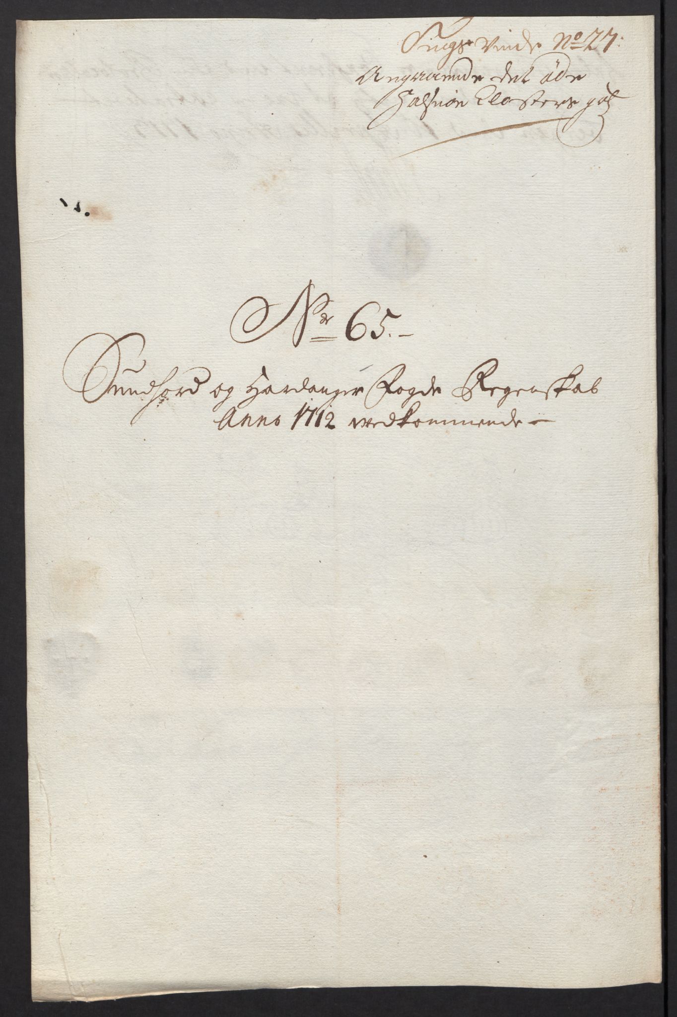 Rentekammeret inntil 1814, Reviderte regnskaper, Fogderegnskap, RA/EA-4092/R48/L2988: Fogderegnskap Sunnhordland og Hardanger, 1712, p. 376