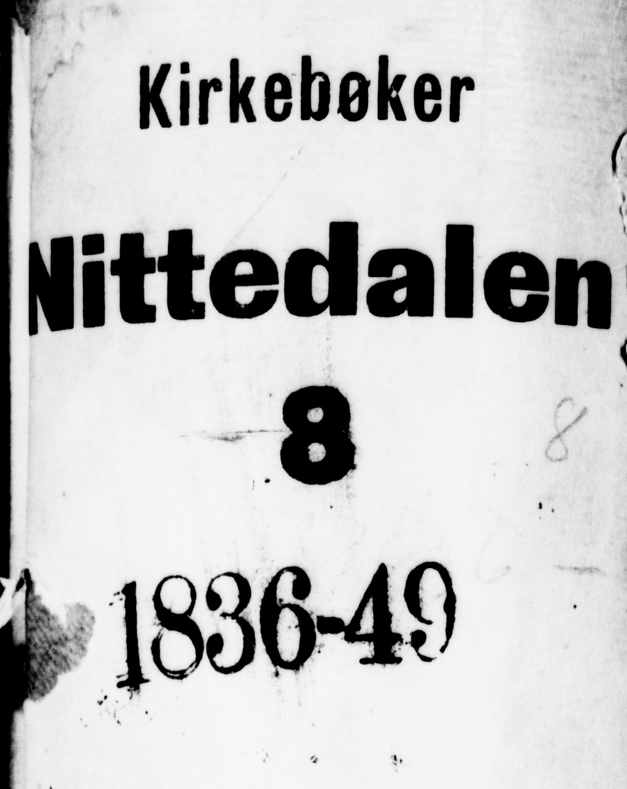 Nittedal prestekontor Kirkebøker, SAO/A-10365a/F/Fa/L0004: Parish register (official) no. I 4, 1836-1849