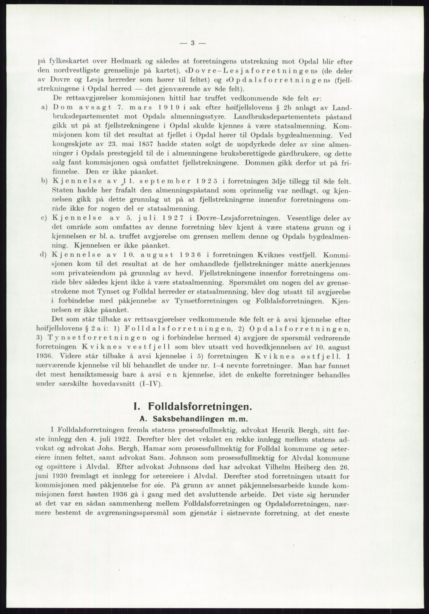 Høyfjellskommisjonen, AV/RA-S-1546/X/Xa/L0001: Nr. 1-33, 1909-1953, p. 3773