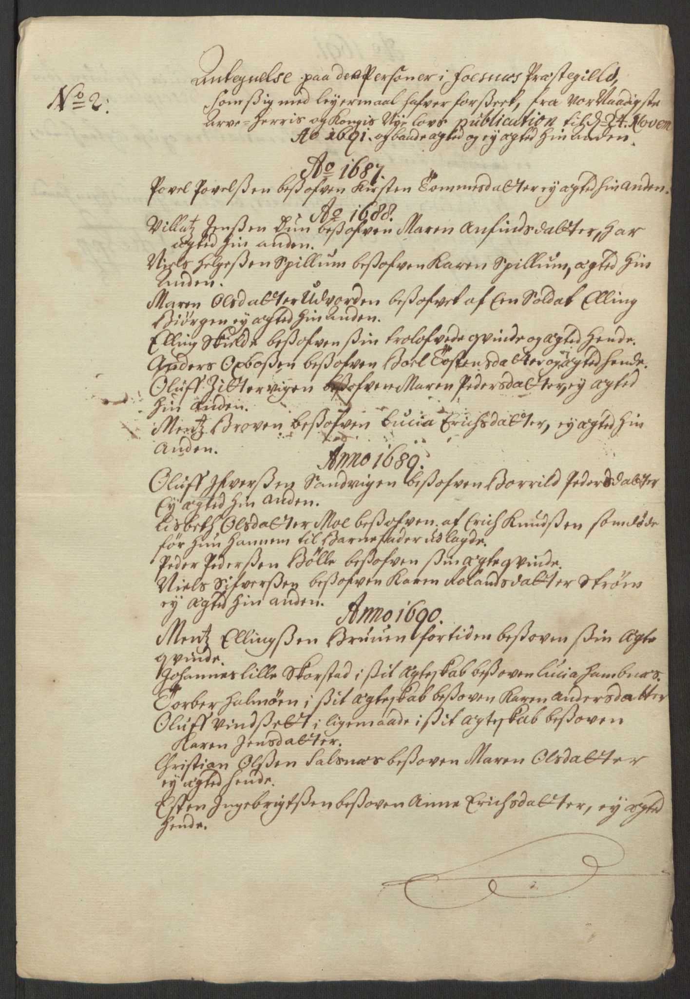 Rentekammeret inntil 1814, Reviderte regnskaper, Fogderegnskap, AV/RA-EA-4092/R64/L4423: Fogderegnskap Namdal, 1690-1691, p. 324