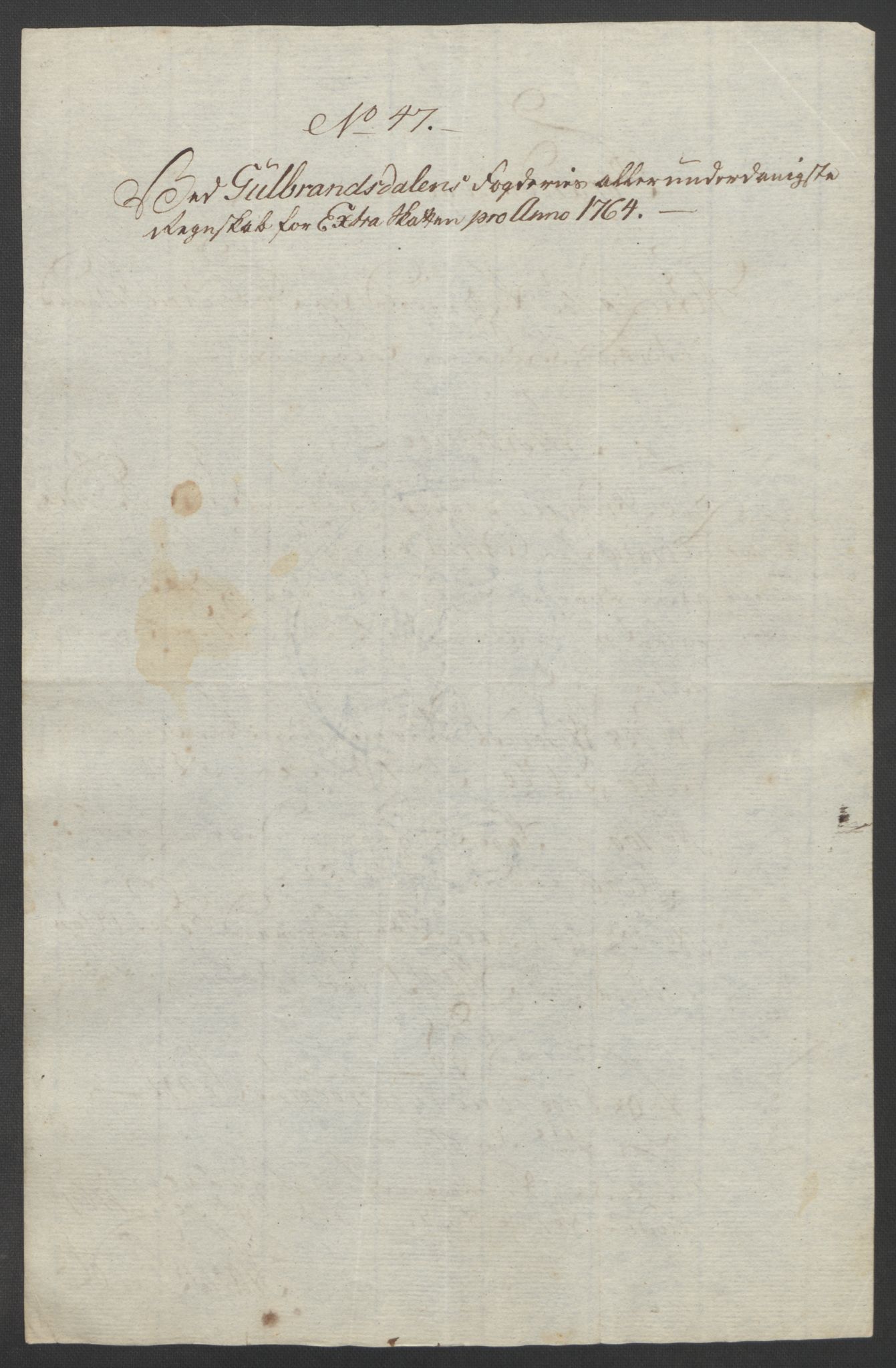 Rentekammeret inntil 1814, Reviderte regnskaper, Fogderegnskap, AV/RA-EA-4092/R17/L1266: Ekstraskatten Gudbrandsdal, 1762-1766, p. 420