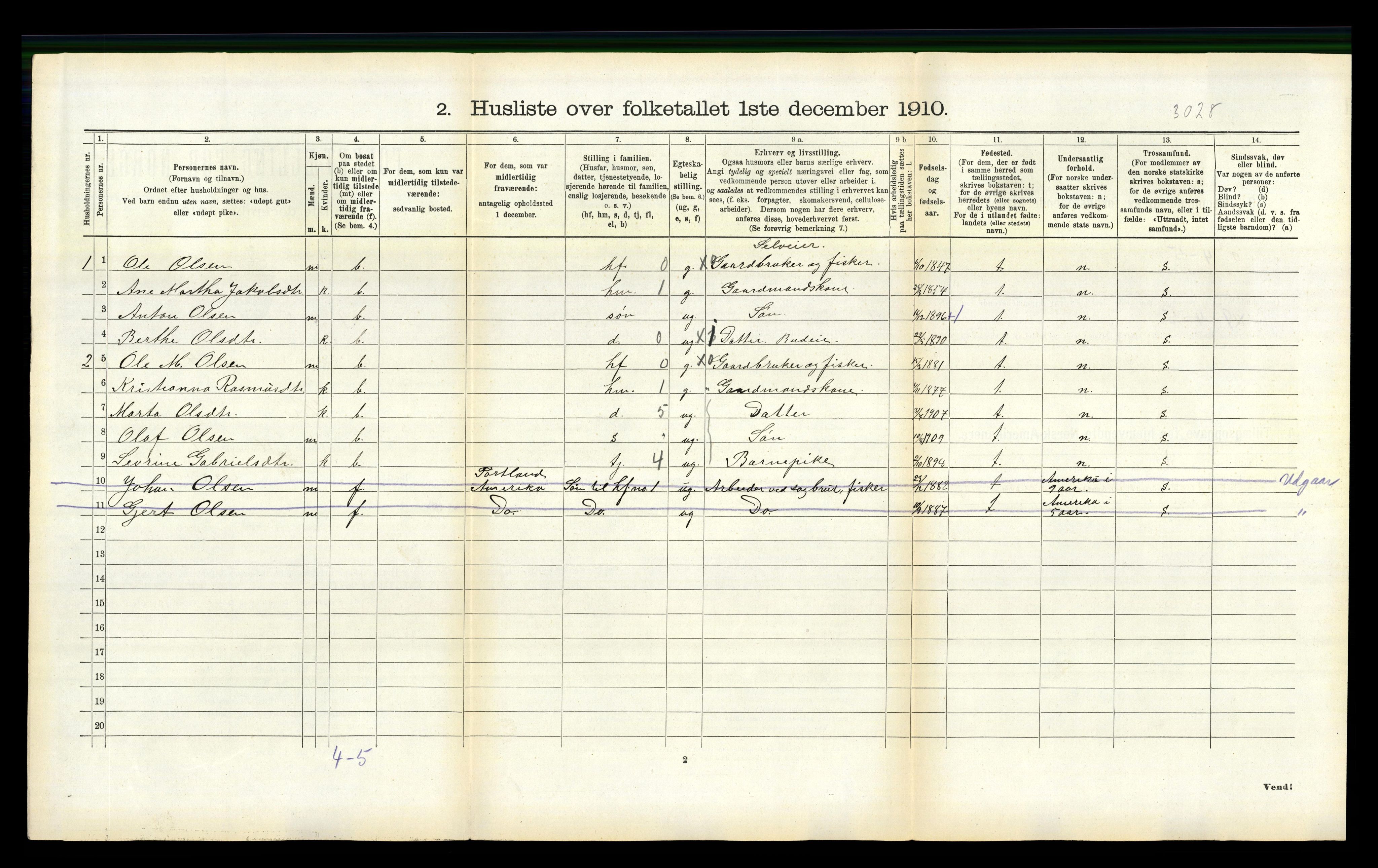 RA, 1910 census for Herøy, 1910, p. 373