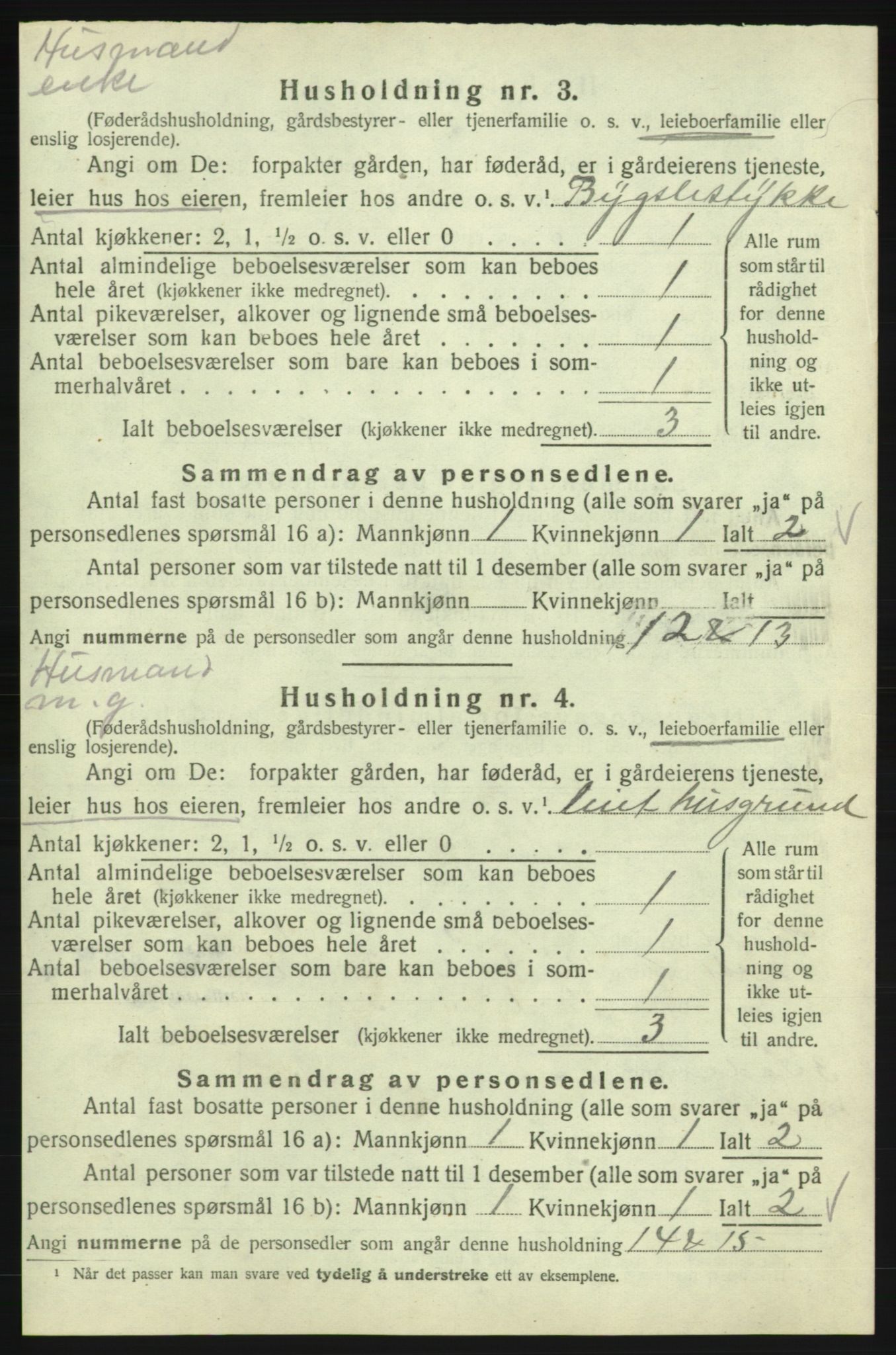 SAB, 1920 census for Skånevik, 1920, p. 1168