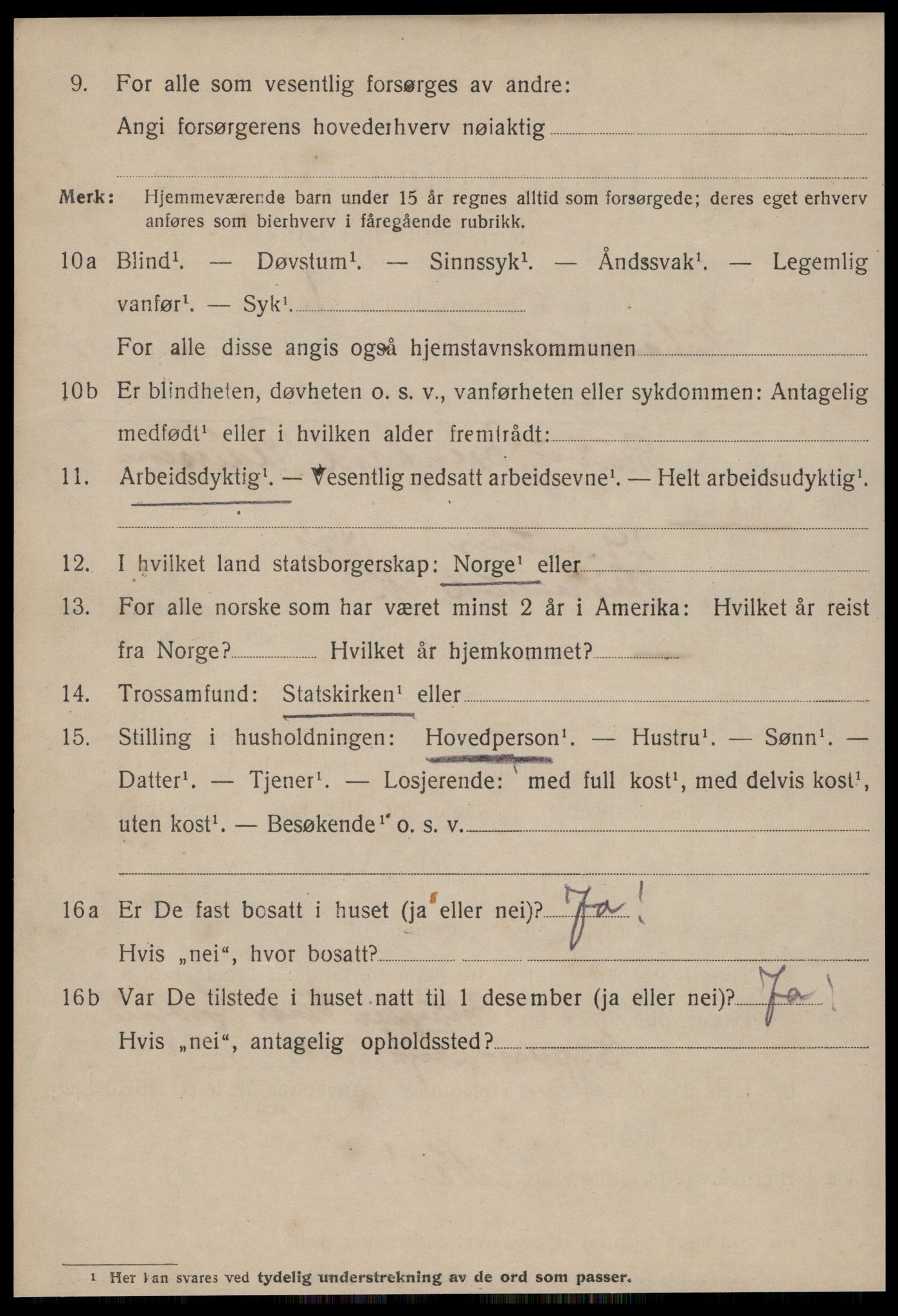 SAT, 1920 census for Kristiansund, 1920, p. 28136