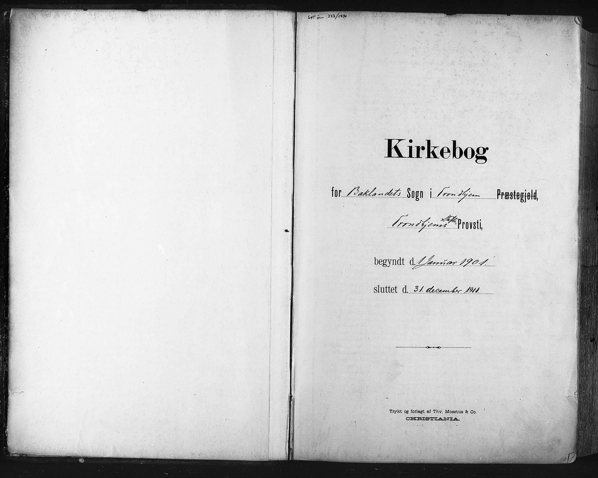 Ministerialprotokoller, klokkerbøker og fødselsregistre - Sør-Trøndelag, SAT/A-1456/604/L0201: Parish register (official) no. 604A21, 1901-1911