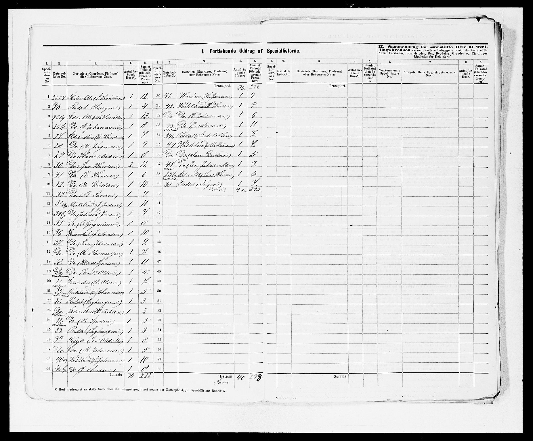 SAB, 1875 census for 1263P Lindås, 1875, p. 6