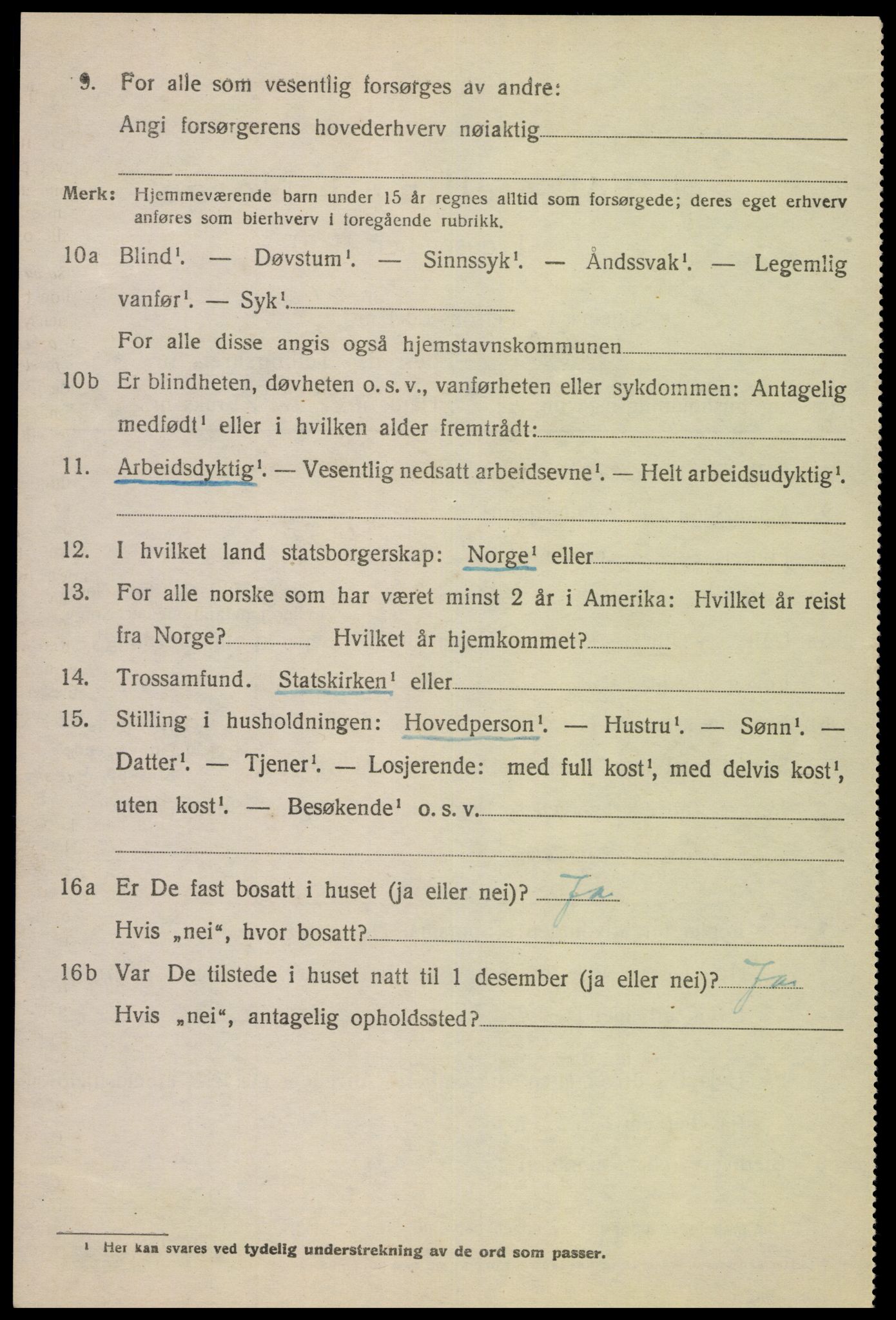 SAK, 1920 census for Eiken, 1920, p. 946