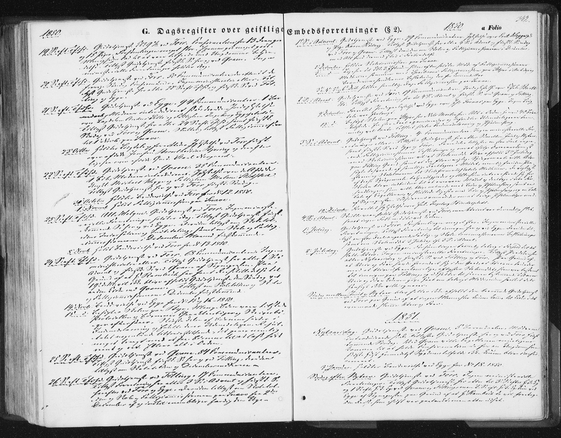 Ministerialprotokoller, klokkerbøker og fødselsregistre - Nord-Trøndelag, SAT/A-1458/746/L0446: Parish register (official) no. 746A05, 1846-1859, p. 342