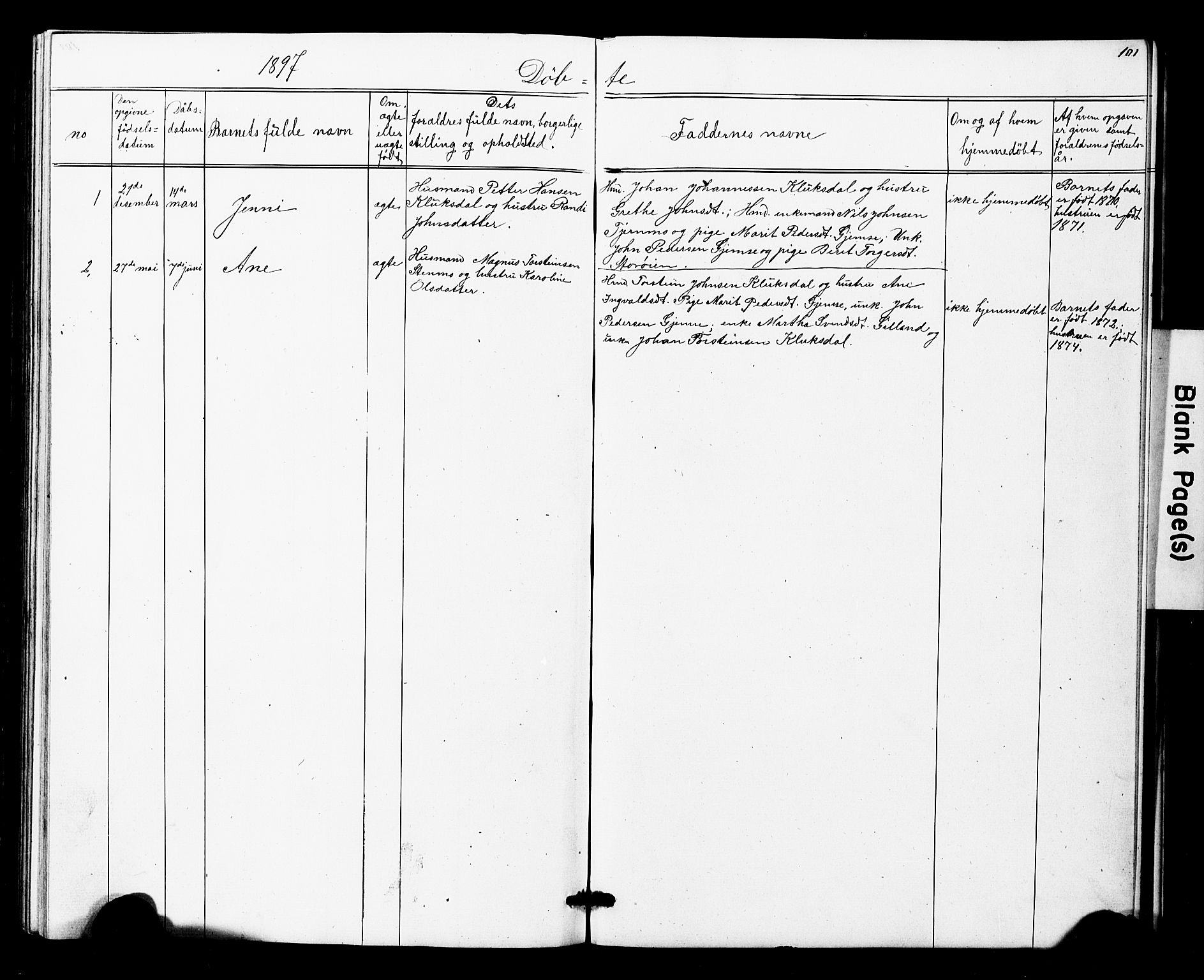 Ministerialprotokoller, klokkerbøker og fødselsregistre - Nord-Trøndelag, SAT/A-1458/707/L0052: Parish register (copy) no. 707C01, 1864-1897, p. 101