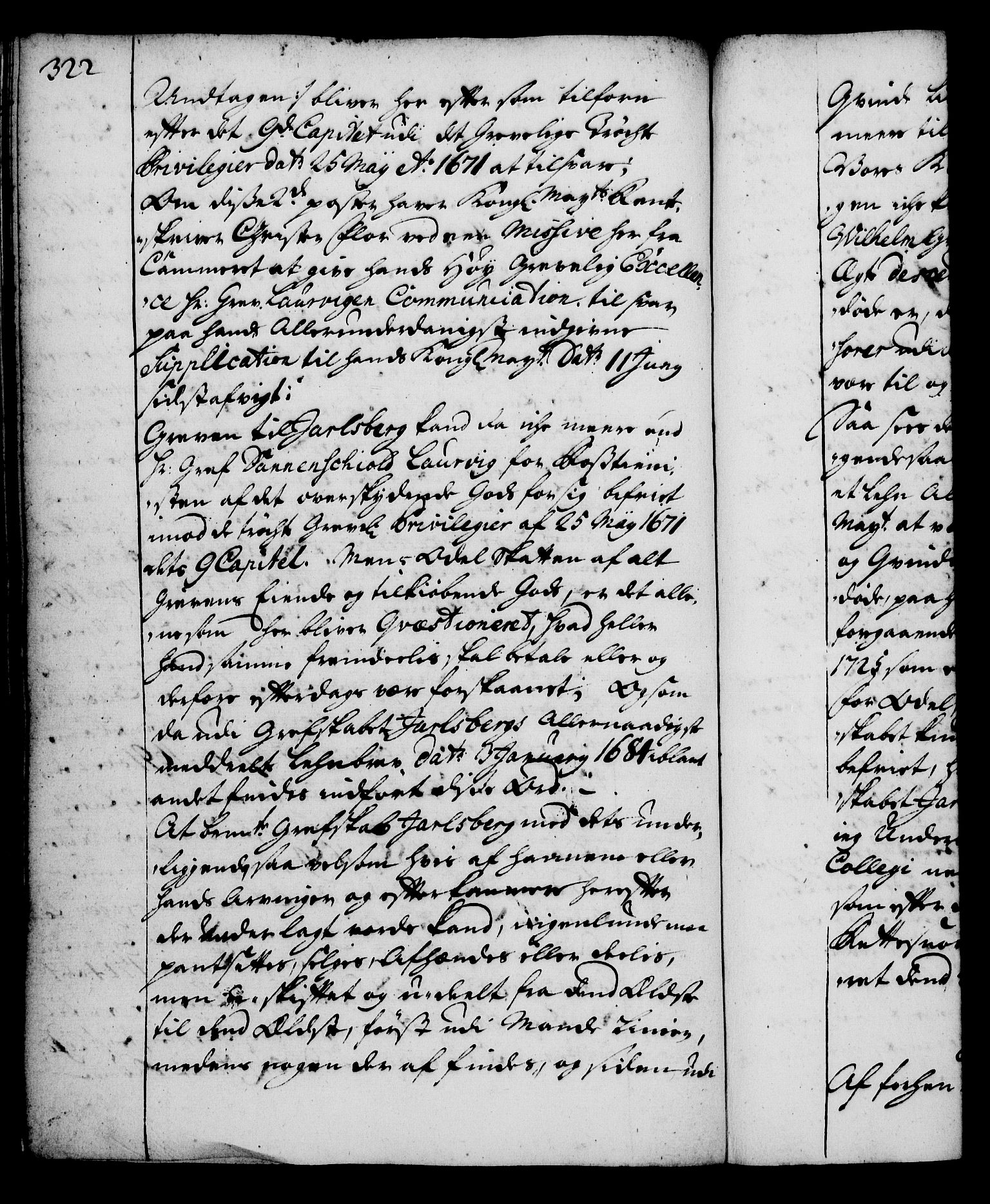 Rentekammeret, Kammerkanselliet, RA/EA-3111/G/Gg/Gga/L0002: Norsk ekspedisjonsprotokoll med register (merket RK 53.2), 1723-1727, p. 322