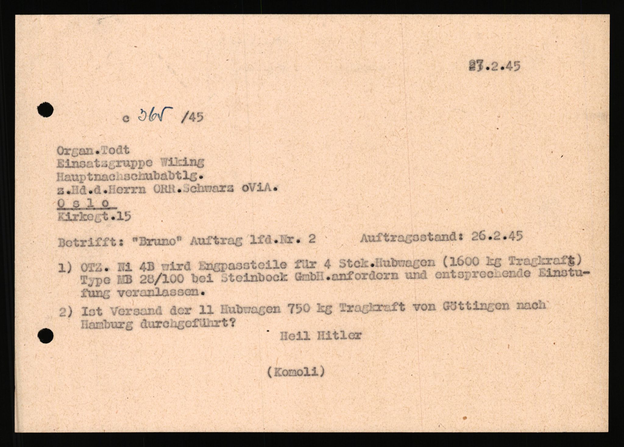 Tyske arkiver, Organisation Todt (OT), Einsatzgruppe Wiking, AV/RA-RAFA-2188/2/H/Hd/Hda/L0029/0002: Diverse, Zone Bergen / Diverse, 1940-1945, p. 63