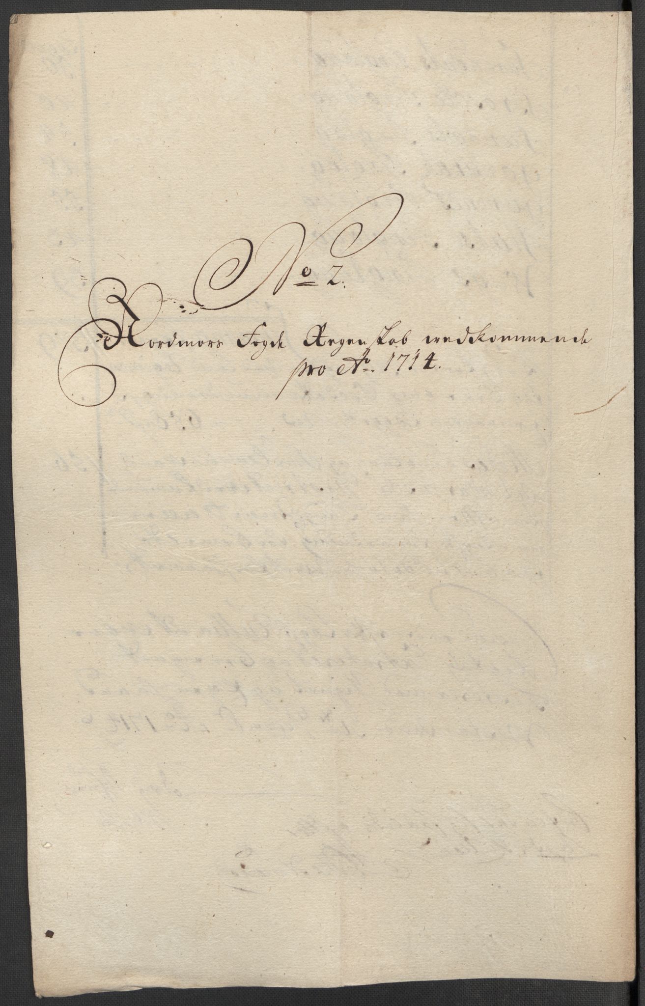 Rentekammeret inntil 1814, Reviderte regnskaper, Fogderegnskap, RA/EA-4092/R56/L3748: Fogderegnskap Nordmøre, 1714-1715, p. 77