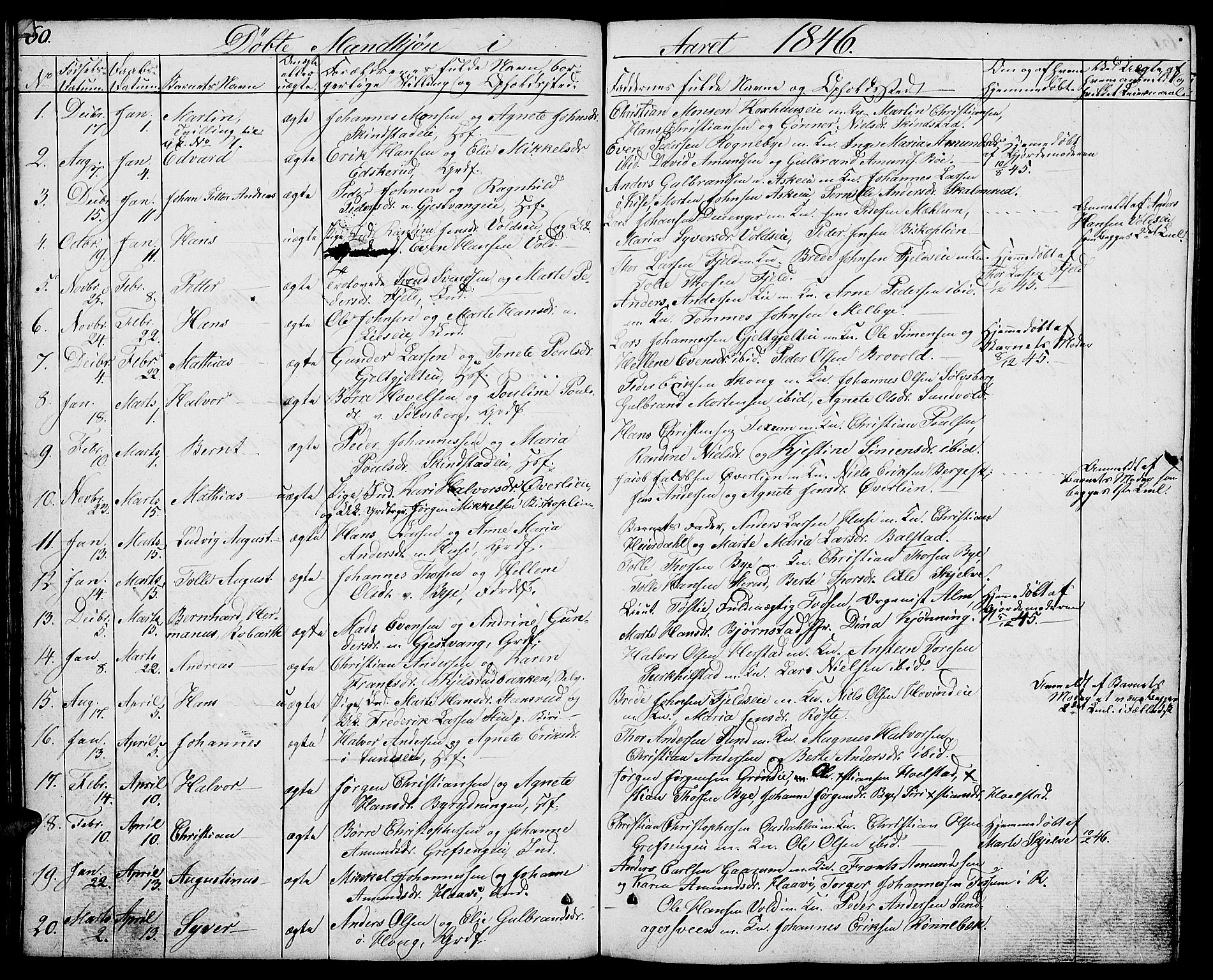 Nes prestekontor, Hedmark, AV/SAH-PREST-020/L/La/L0004: Parish register (copy) no. 4, 1832-1861, p. 60