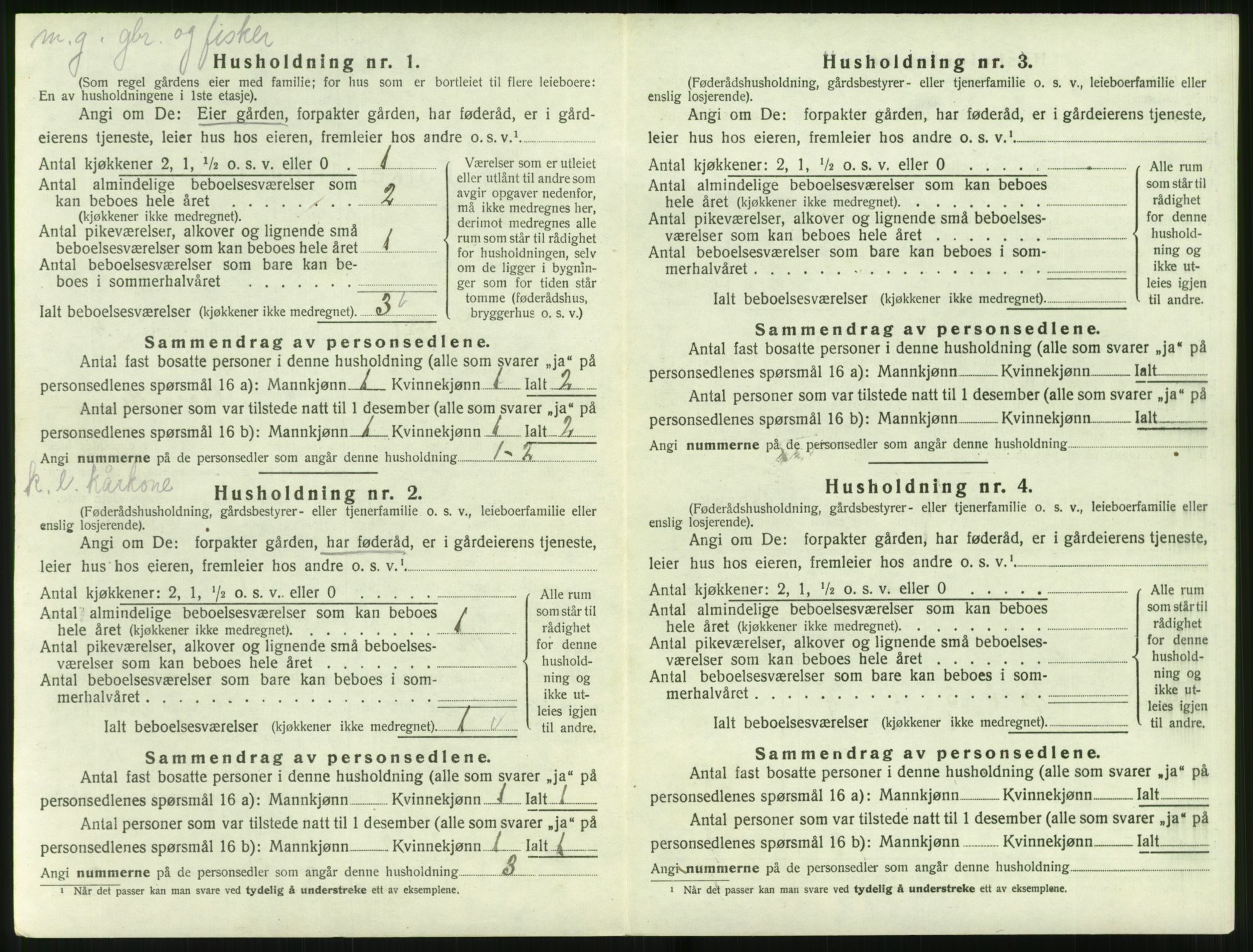 SAT, 1920 census for Vartdal, 1920, p. 230