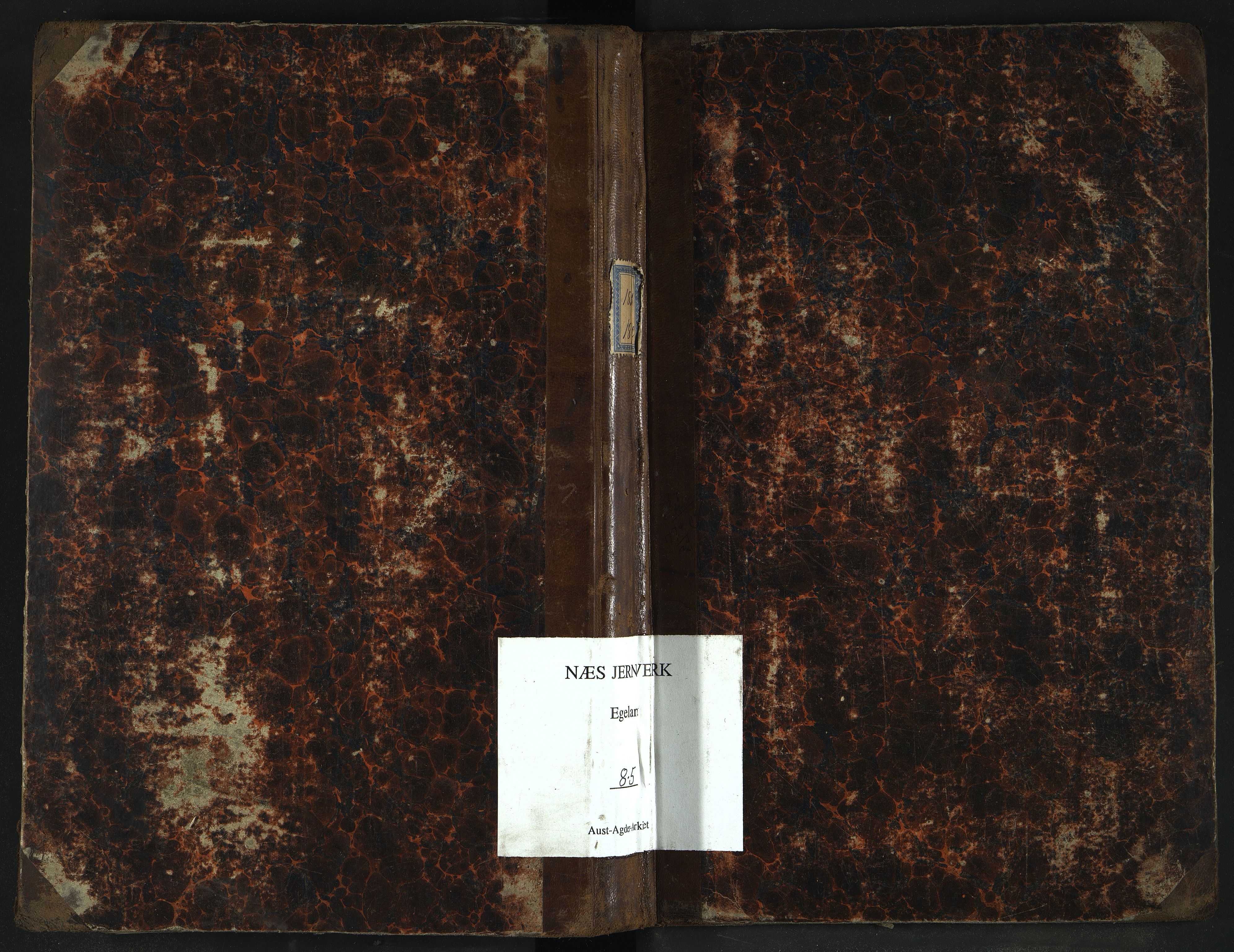 Egelands Verk, NESJ/NJM-002/08/L0005: Journal status, 1854-1870