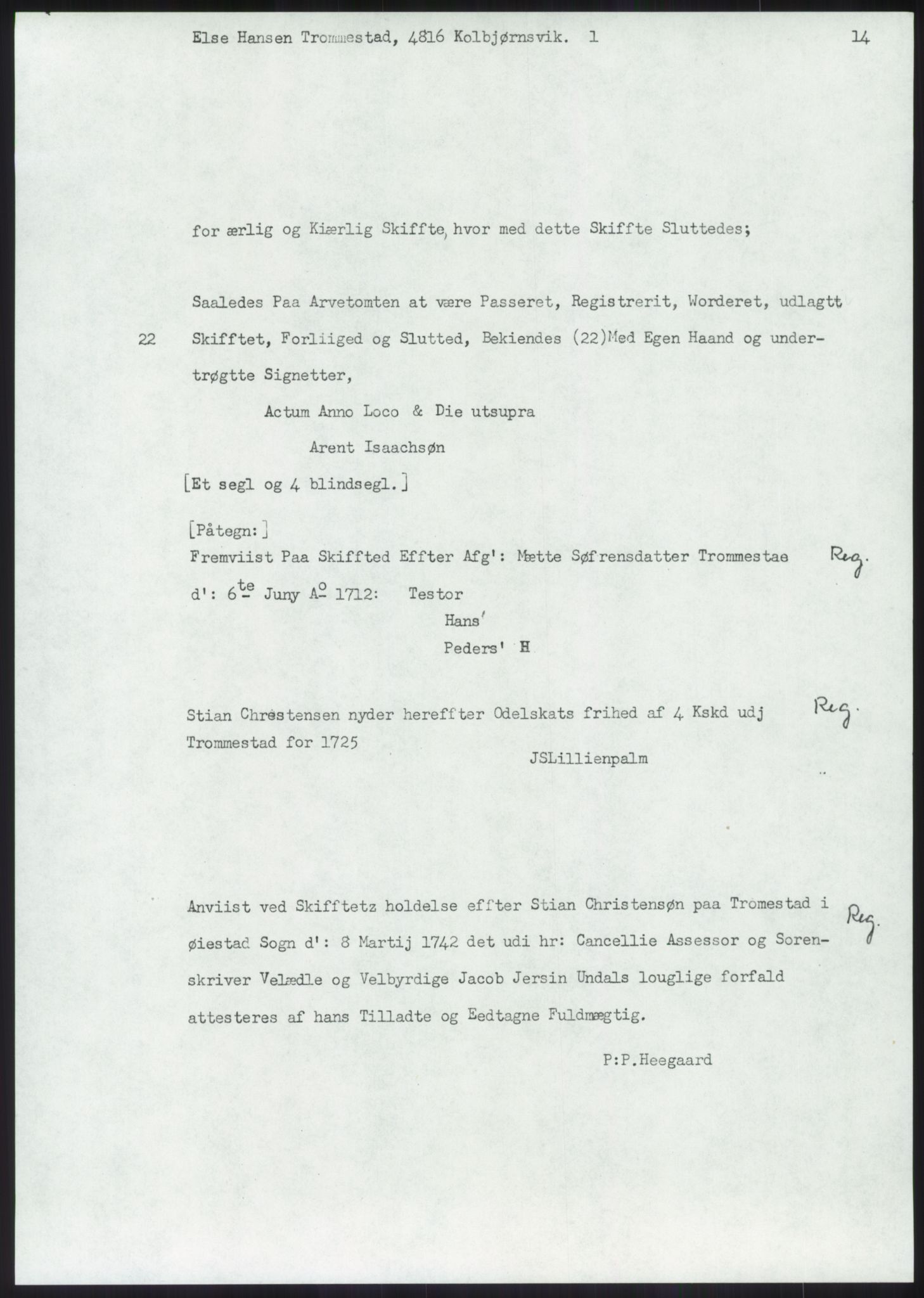 Samlinger til kildeutgivelse, Diplomavskriftsamlingen, AV/RA-EA-4053/H/Ha, p. 978