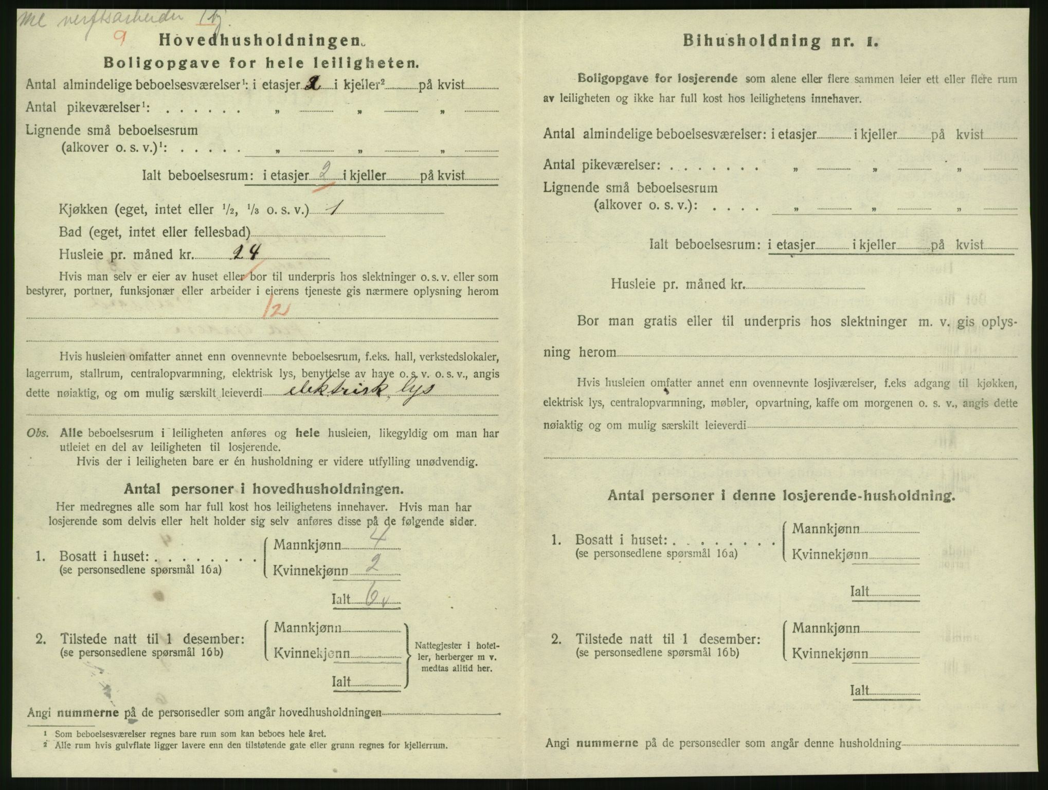 SAT, 1920 census for Steinkjer, 1920, p. 1981