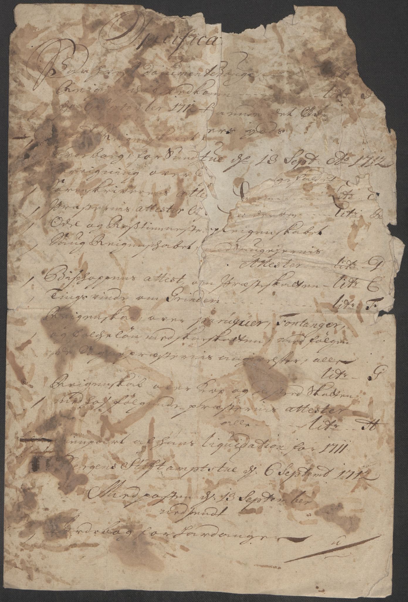 Rentekammeret inntil 1814, Reviderte regnskaper, Fogderegnskap, RA/EA-4092/R52/L3318: Fogderegnskap Sogn, 1712, p. 18