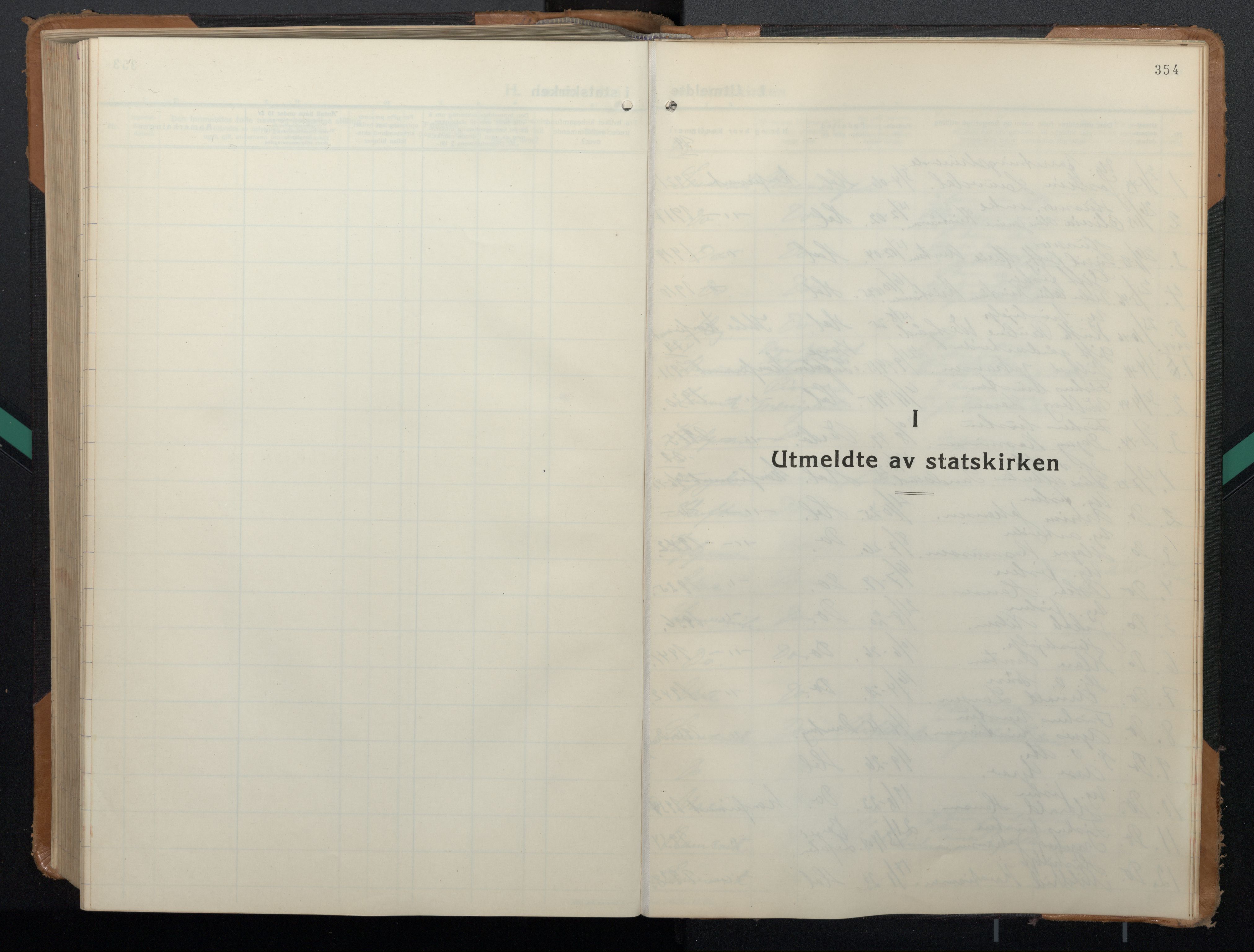 Ministerialprotokoller, klokkerbøker og fødselsregistre - Nordland, AV/SAT-A-1459/882/L1184: Parish register (copy) no. 882C02, 1932-1951, p. 354