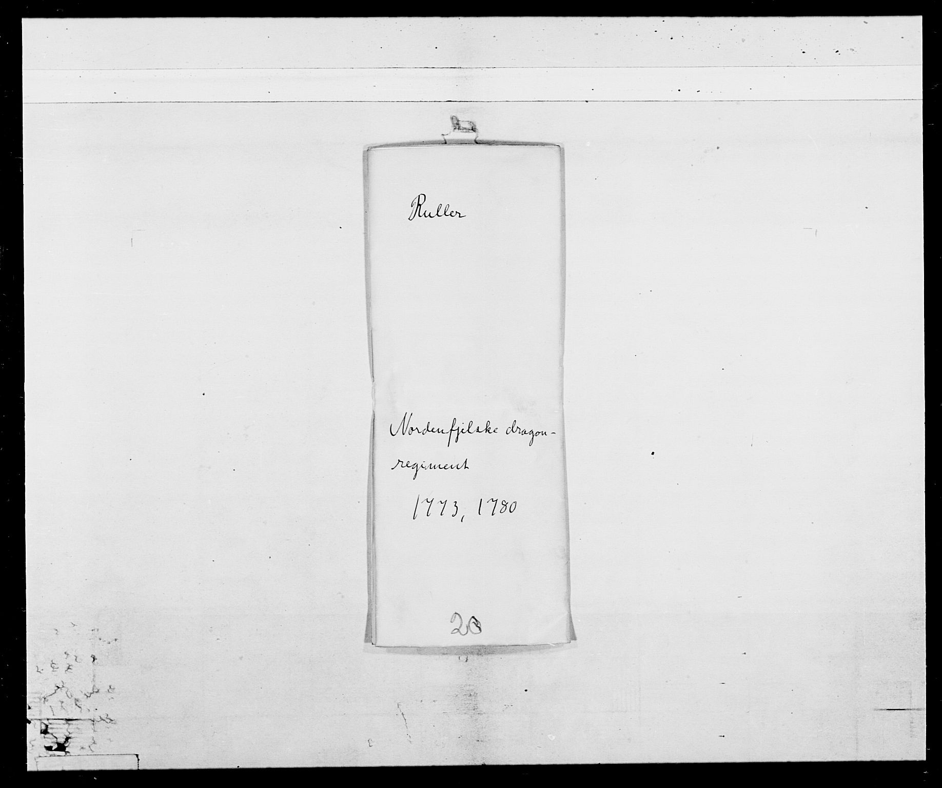 Generalitets- og kommissariatskollegiet, Det kongelige norske kommissariatskollegium, AV/RA-EA-5420/E/Eh/L0020: Nordafjelske dragonregiment, 1773-1780, p. 5