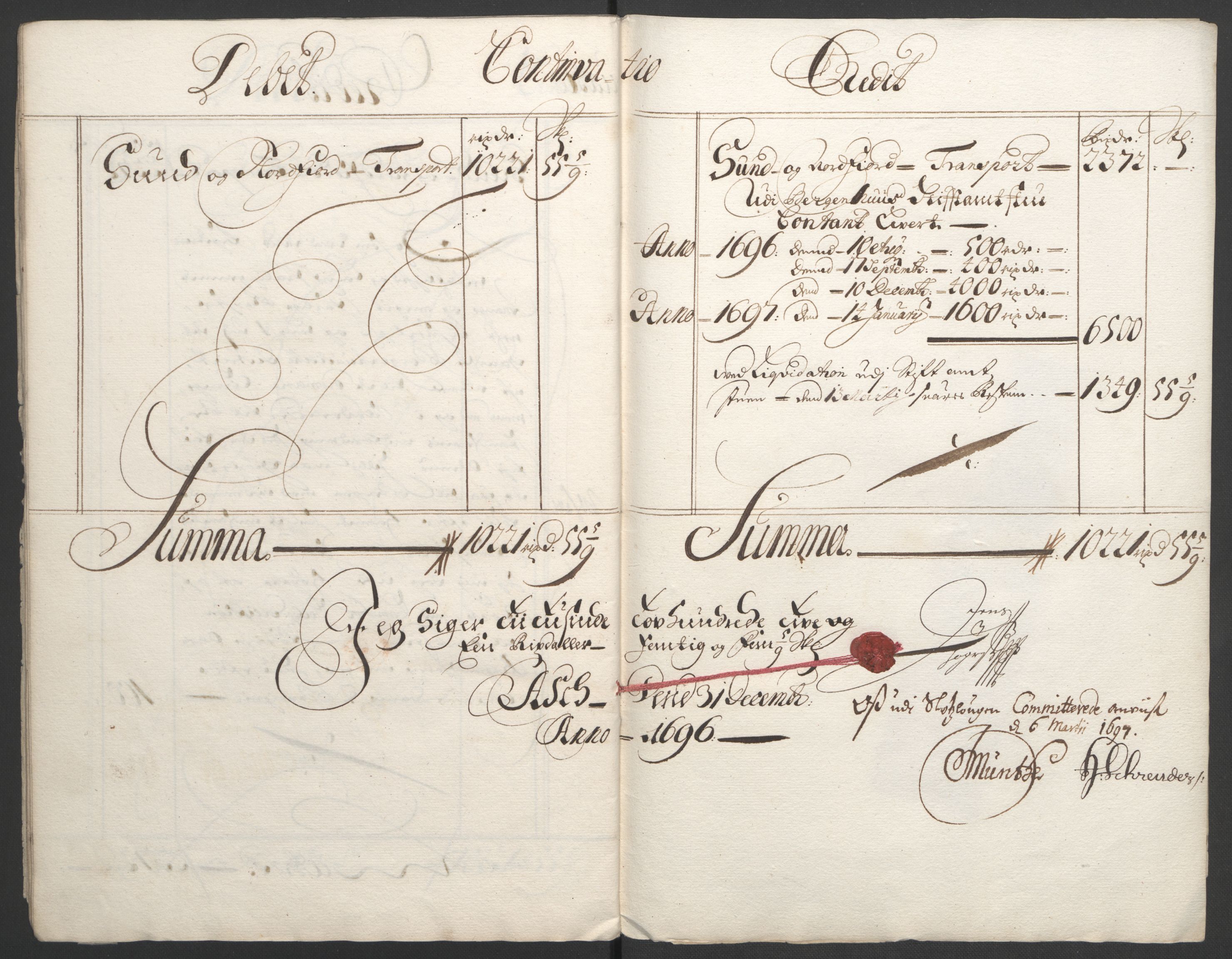 Rentekammeret inntil 1814, Reviderte regnskaper, Fogderegnskap, AV/RA-EA-4092/R53/L3422: Fogderegnskap Sunn- og Nordfjord, 1695-1696, p. 231