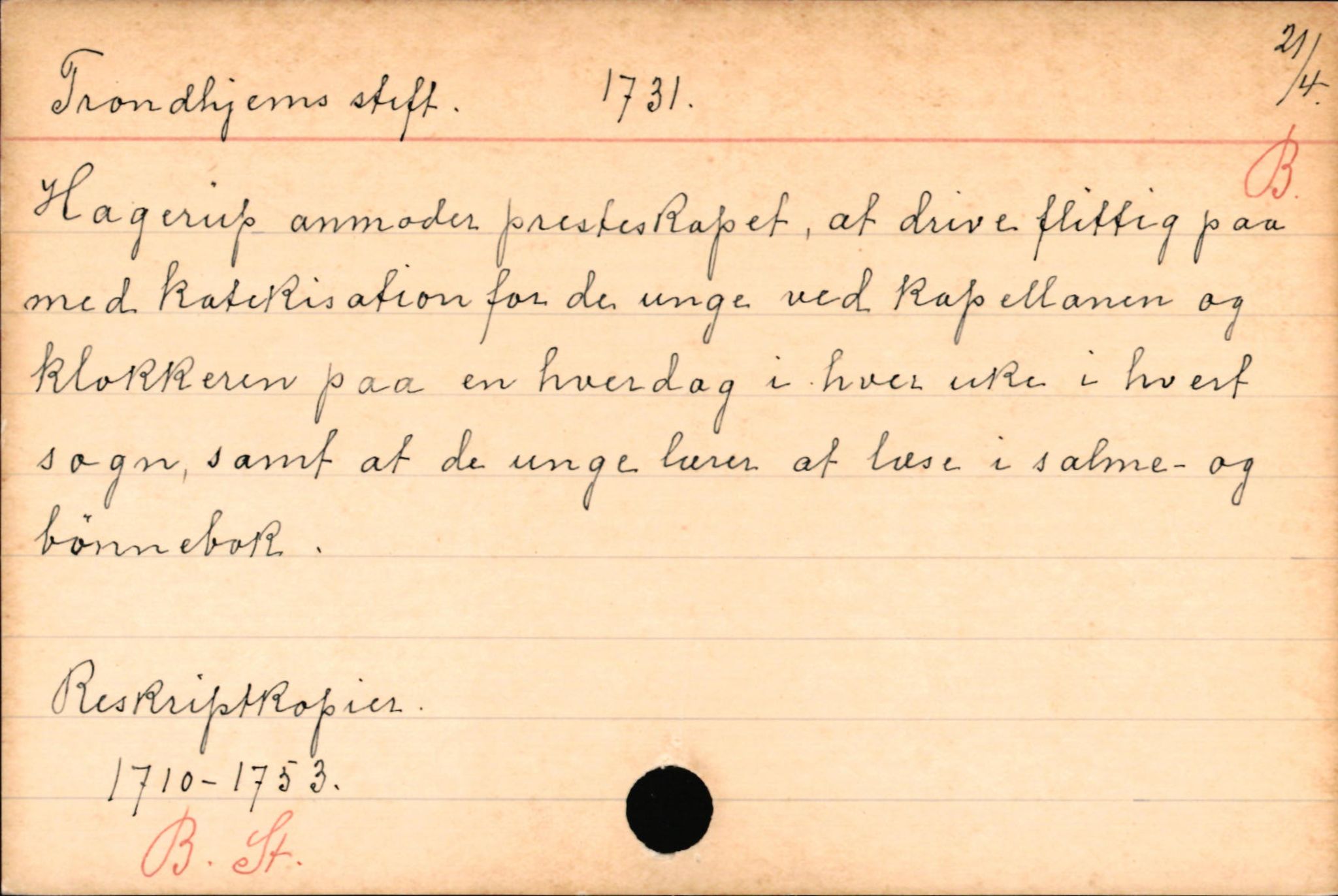 Haugen, Johannes - lærer, AV/SAB-SAB/PA-0036/01/L0001: Om klokkere og lærere, 1521-1904, p. 10553