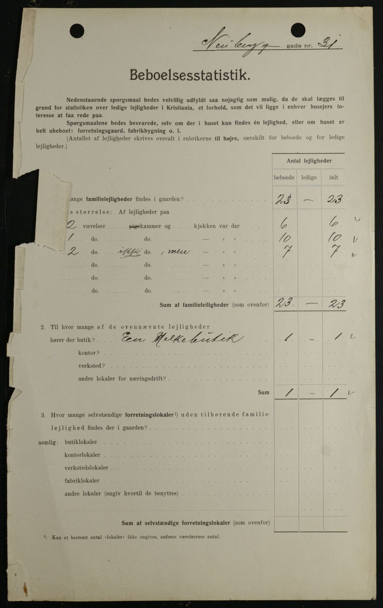 OBA, Municipal Census 1908 for Kristiania, 1908, p. 62866