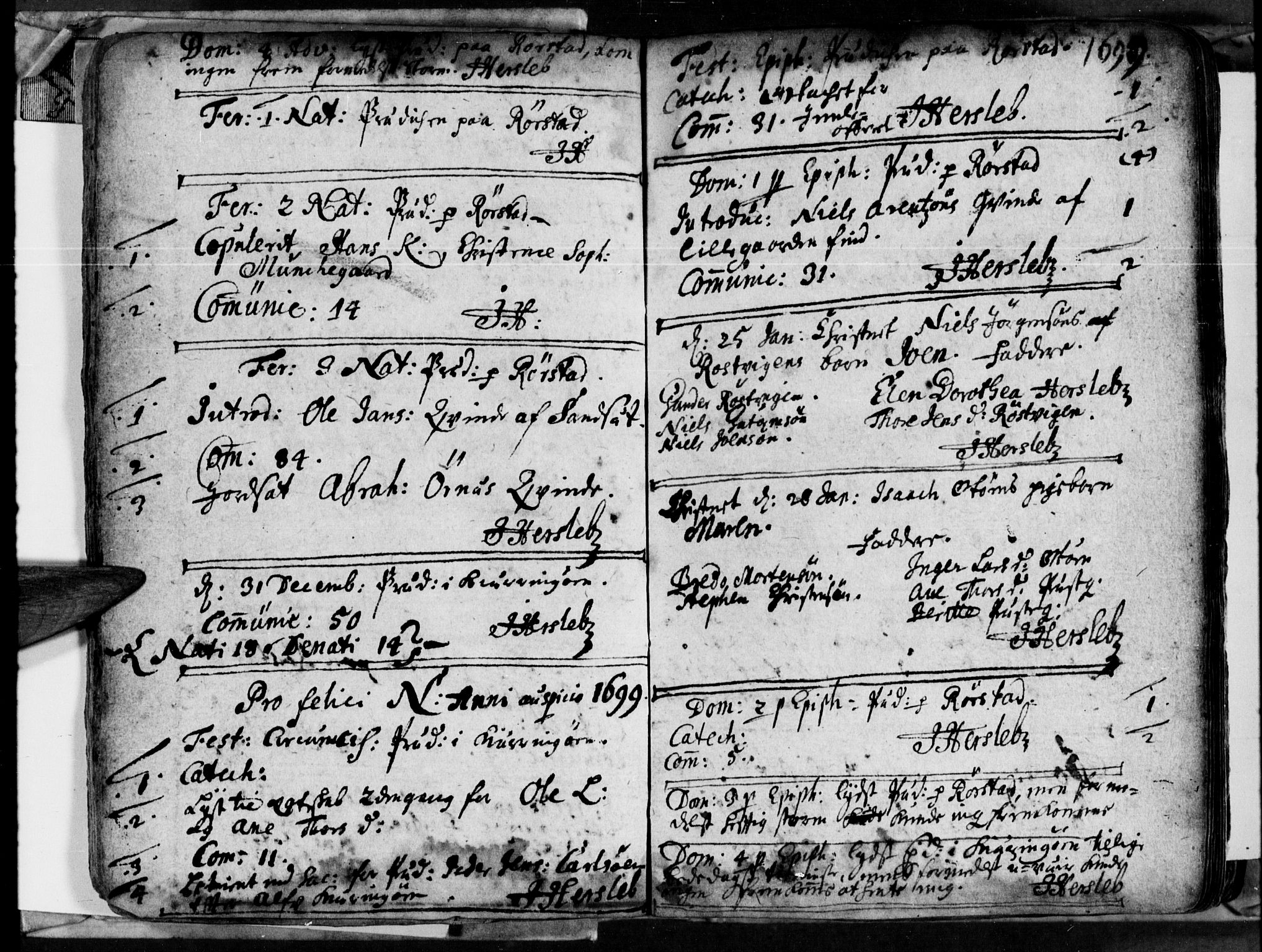 Ministerialprotokoller, klokkerbøker og fødselsregistre - Nordland, AV/SAT-A-1459/853/L0764: Parish register (official) no. 853A03, 1697-1715
