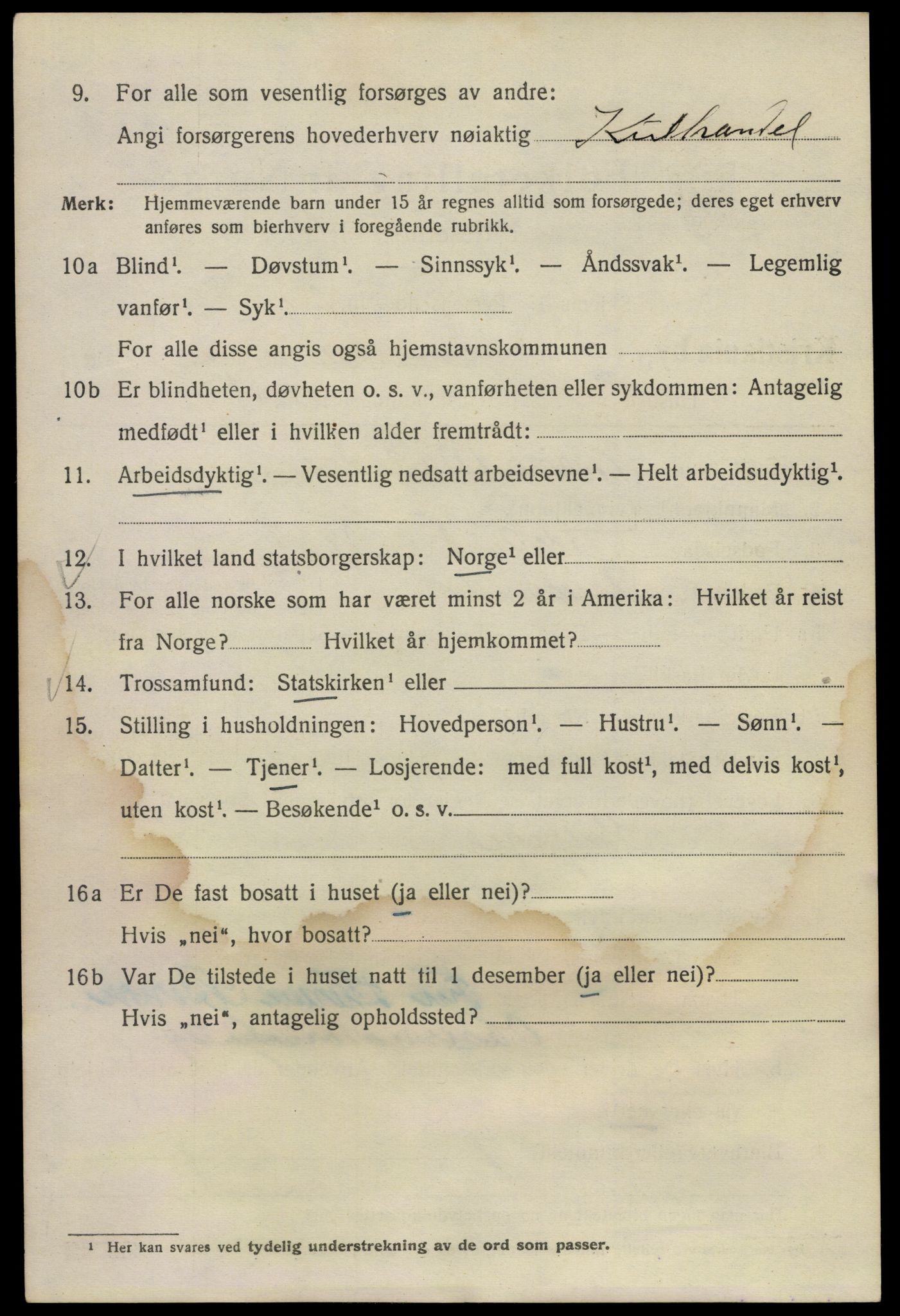 SAO, 1920 census for Kristiania, 1920, p. 428092